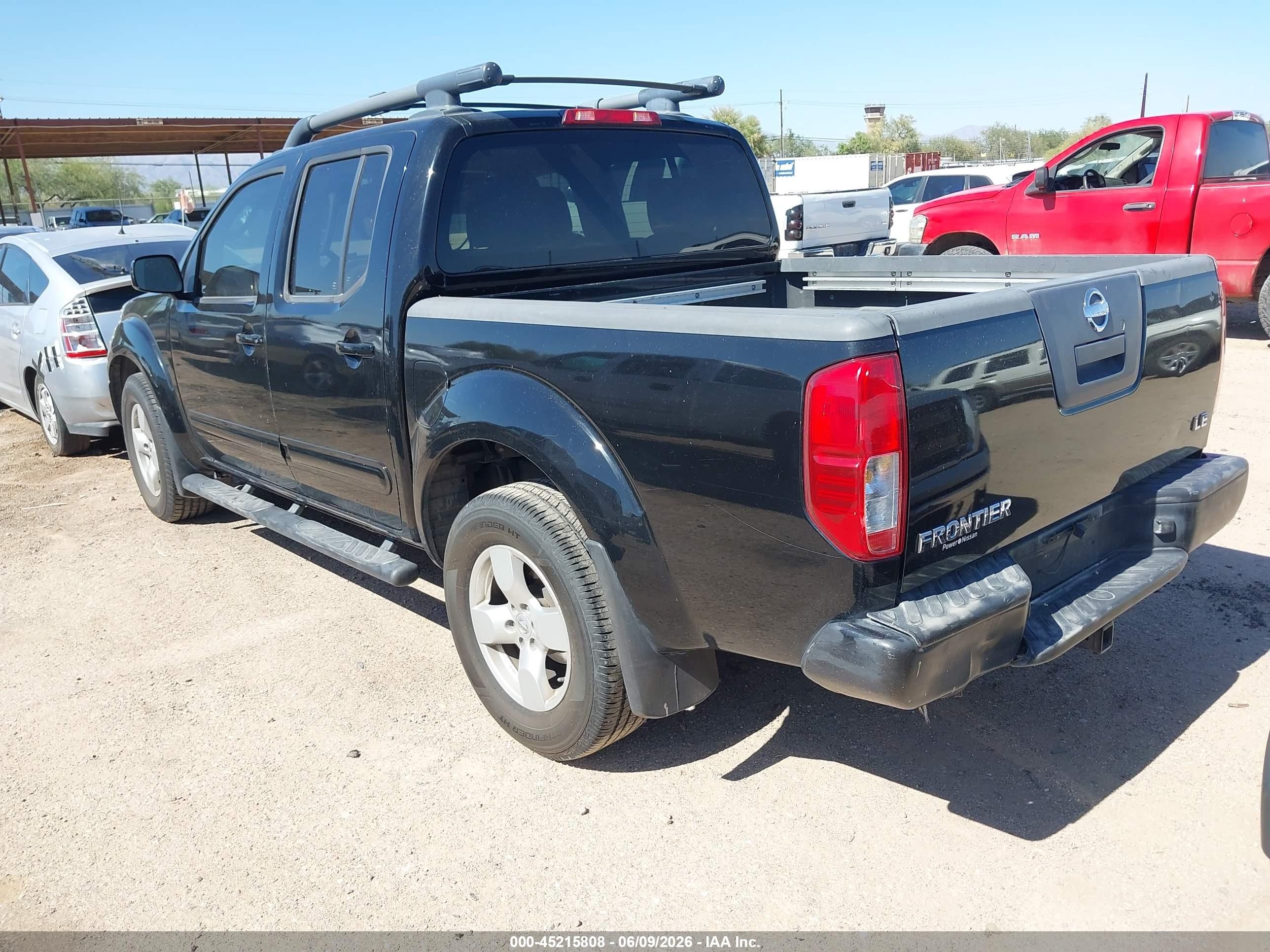 2008 Nissan Frontier Le Black vin: 1N6AD07U78C424980