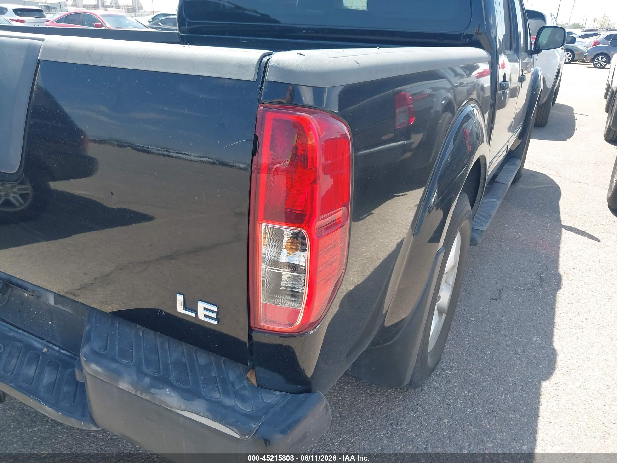 2008 Nissan Frontier Le Black vin: 1N6AD07U78C424980