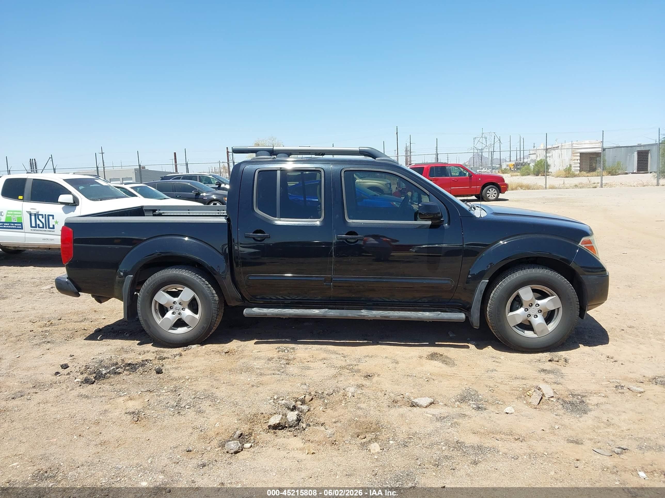 2008 Nissan Frontier Le Black vin: 1N6AD07U78C424980