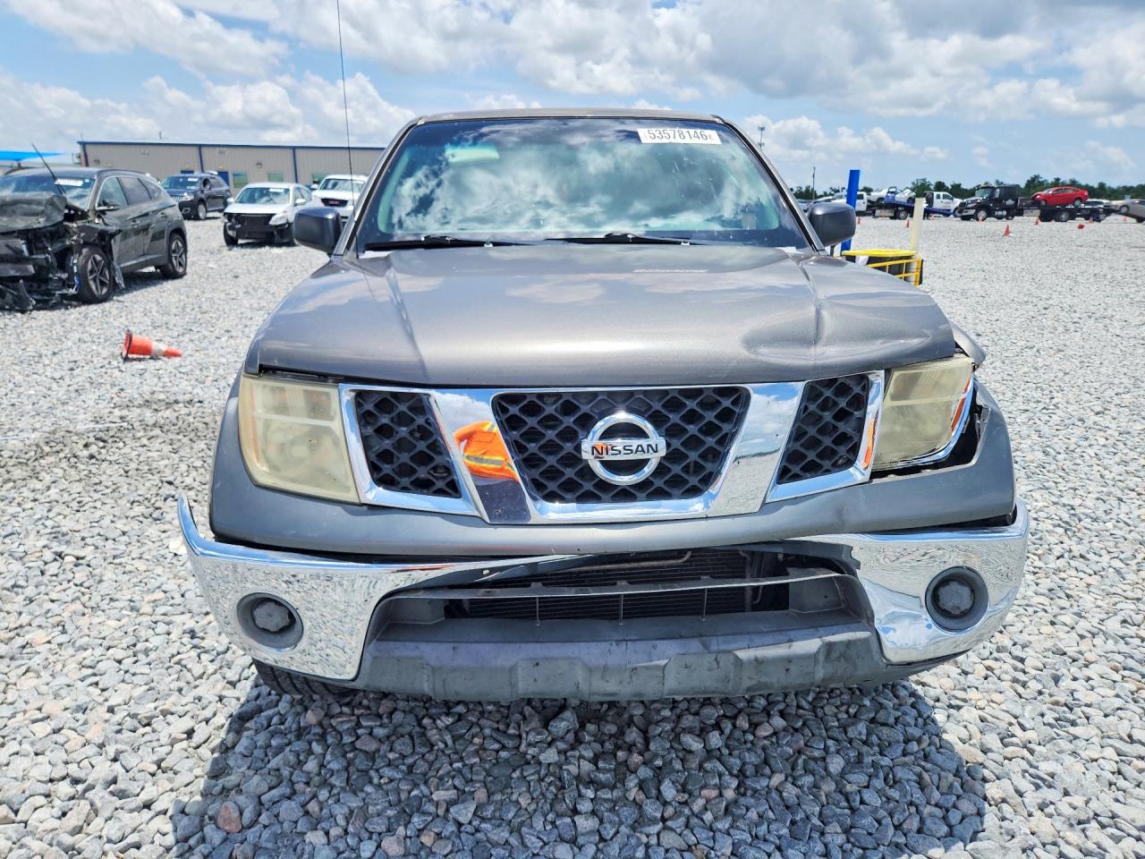 2008 Nissan Frontier Se V6 Gray vin: 1N6AD07U78C443979