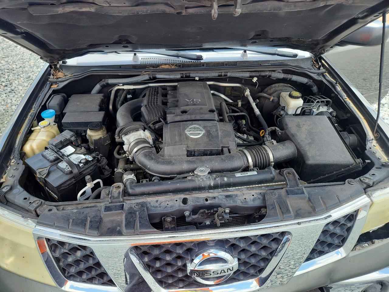 2008 Nissan Frontier Se V6 Gray vin: 1N6AD07U78C443979