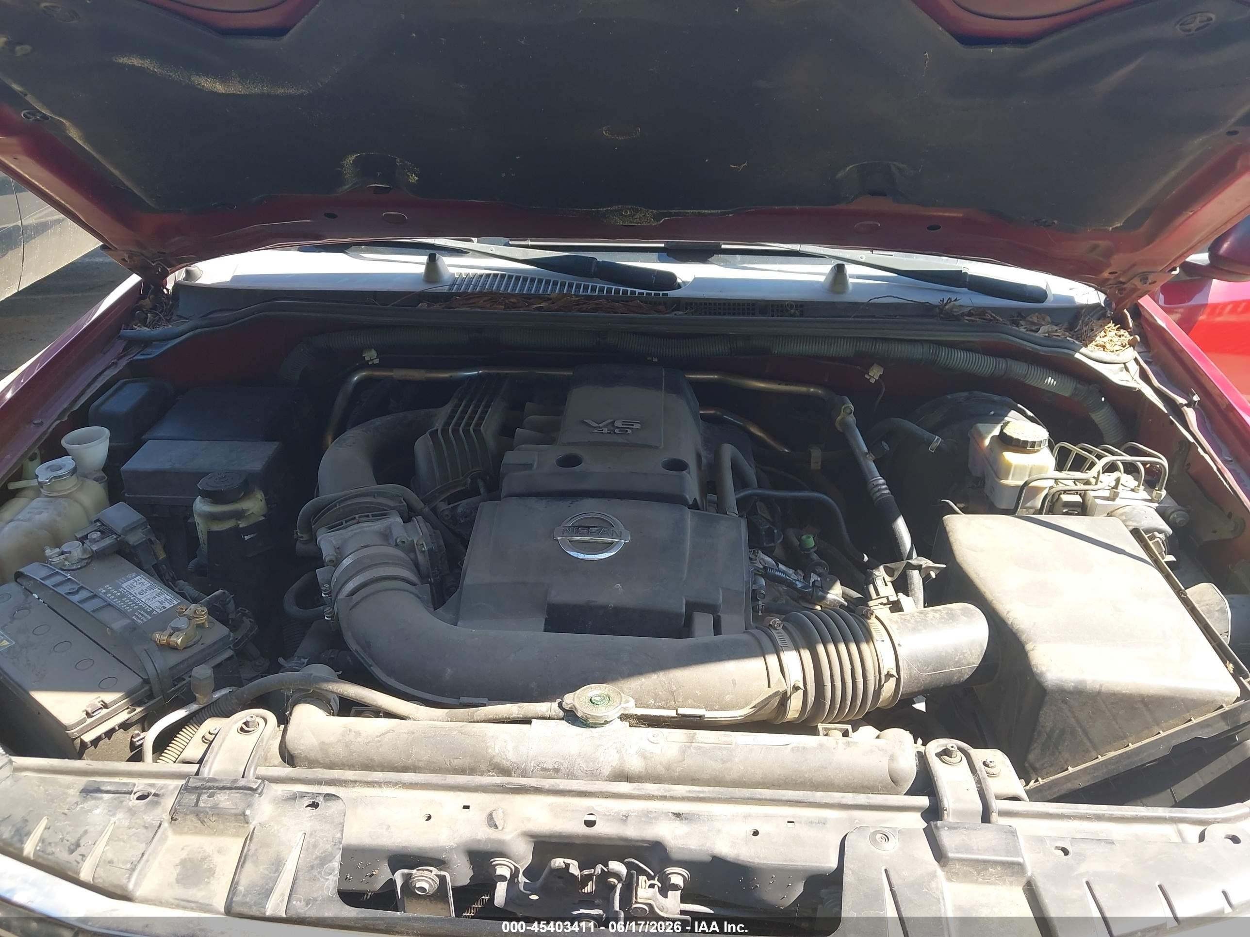 2009 Nissan Frontier Se Red vin: 1N6AD07U79C415892