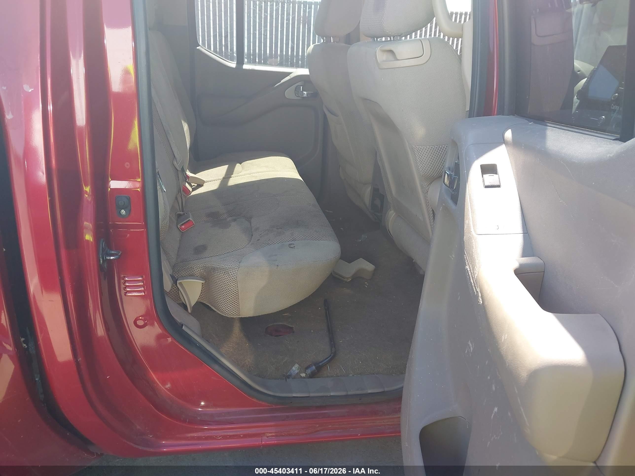 2009 Nissan Frontier Se Red vin: 1N6AD07U79C415892
