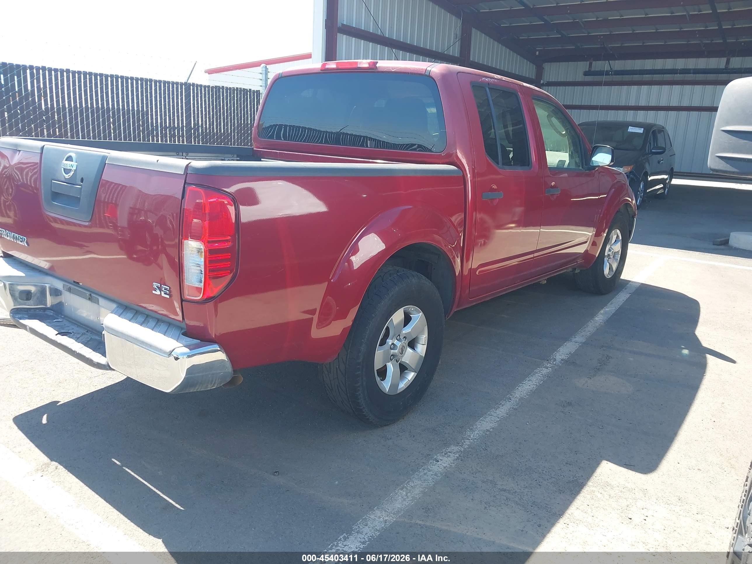 2009 Nissan Frontier Se Red vin: 1N6AD07U79C415892