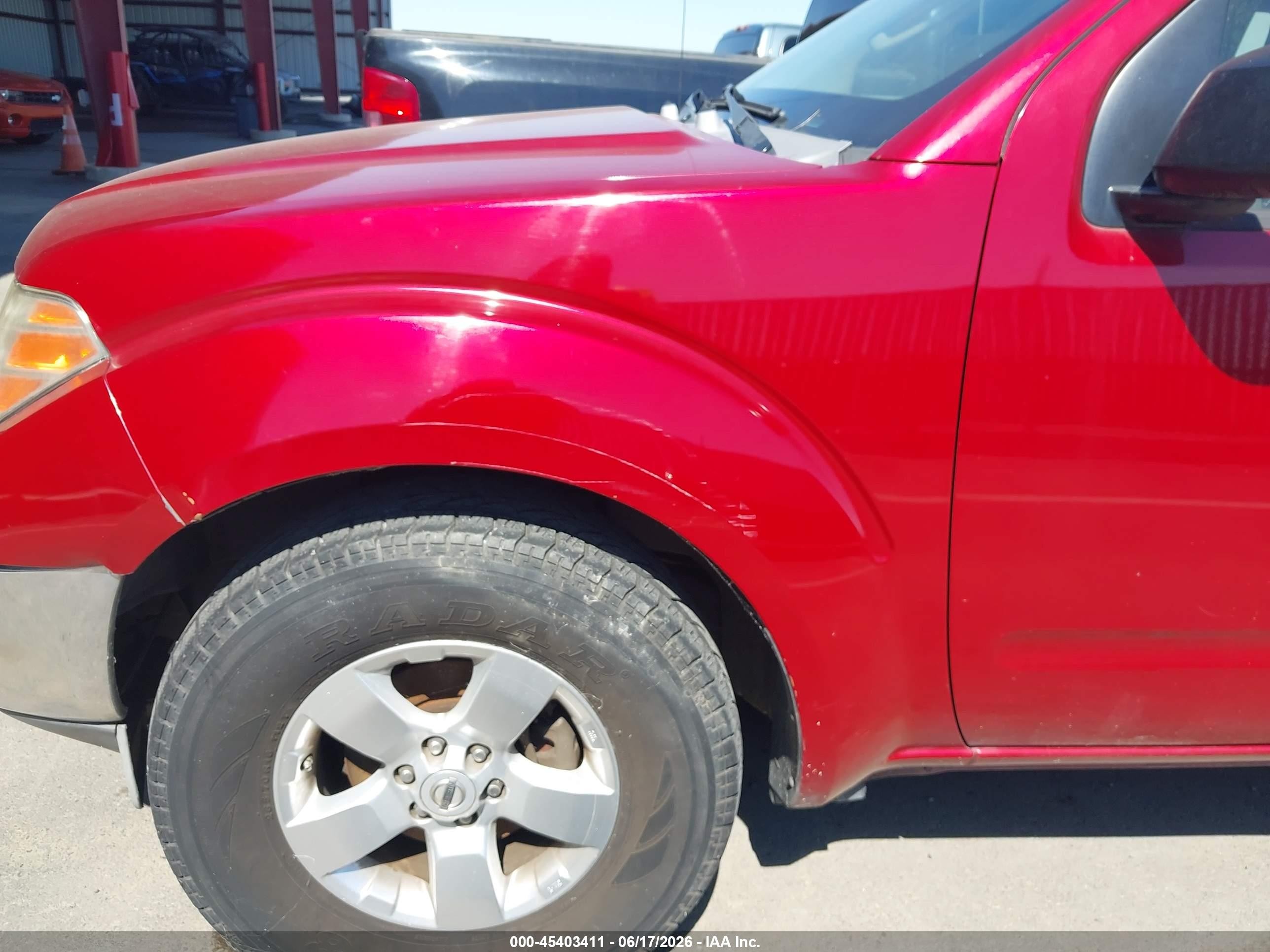 2009 Nissan Frontier Se Red vin: 1N6AD07U79C415892