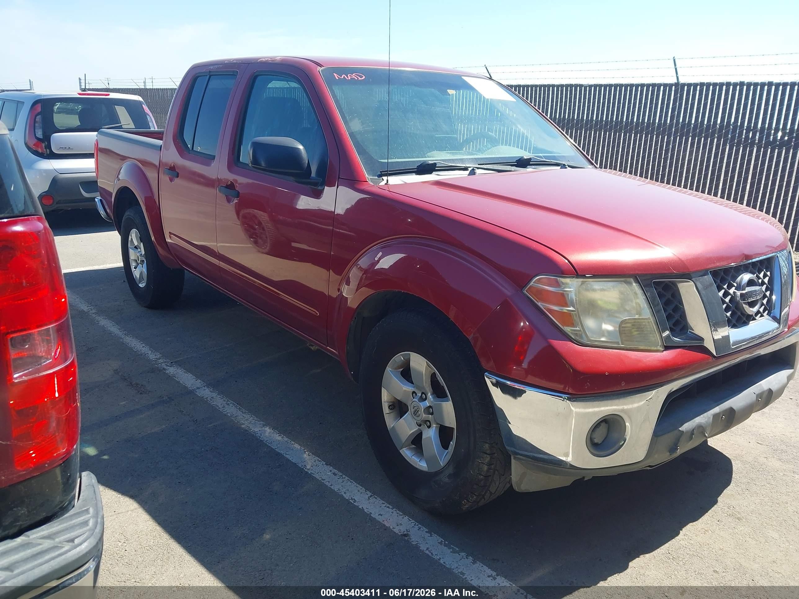 2009 Nissan Frontier Se Red vin: 1N6AD07U79C415892