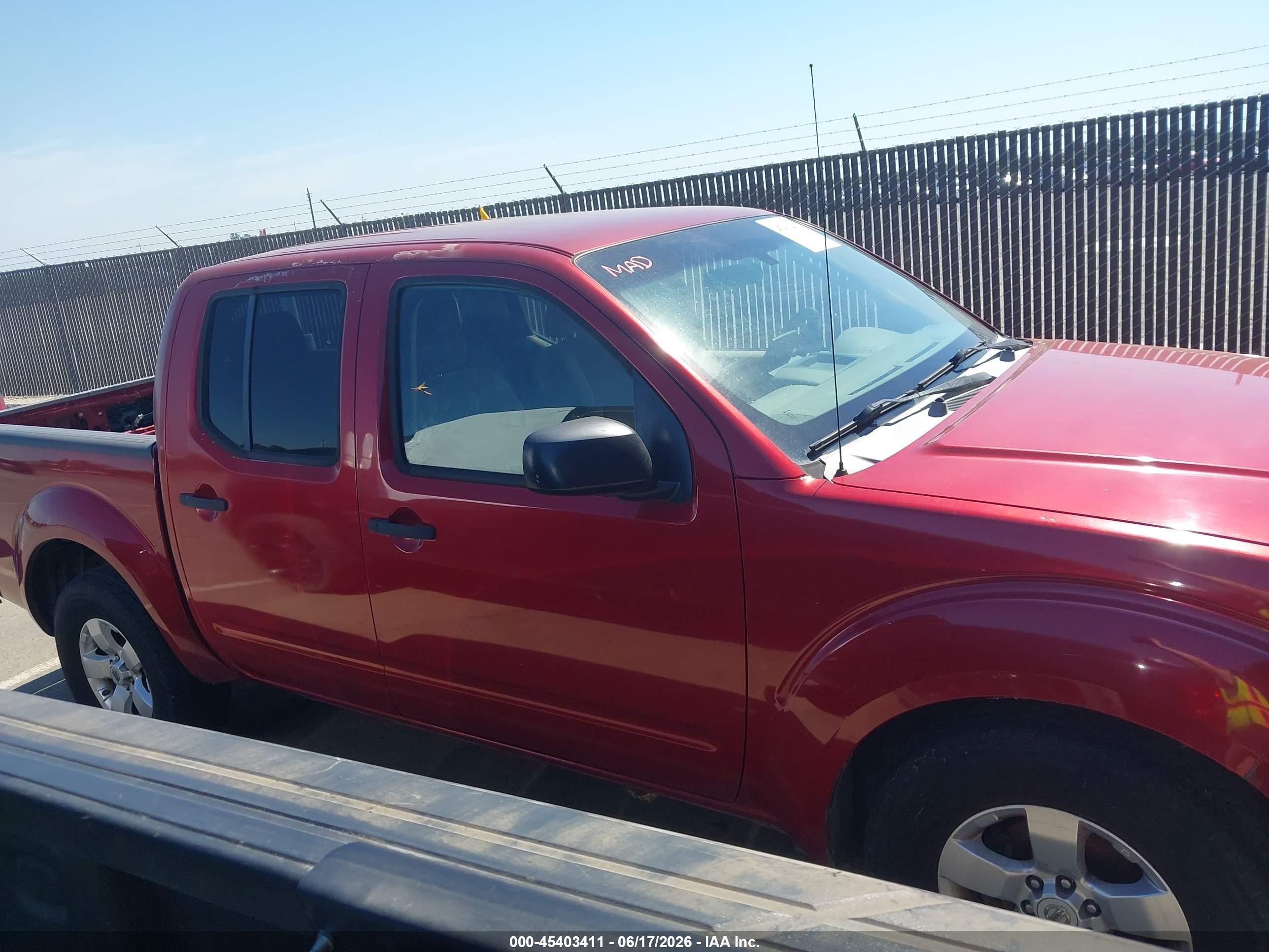 2009 Nissan Frontier Se Red vin: 1N6AD07U79C415892