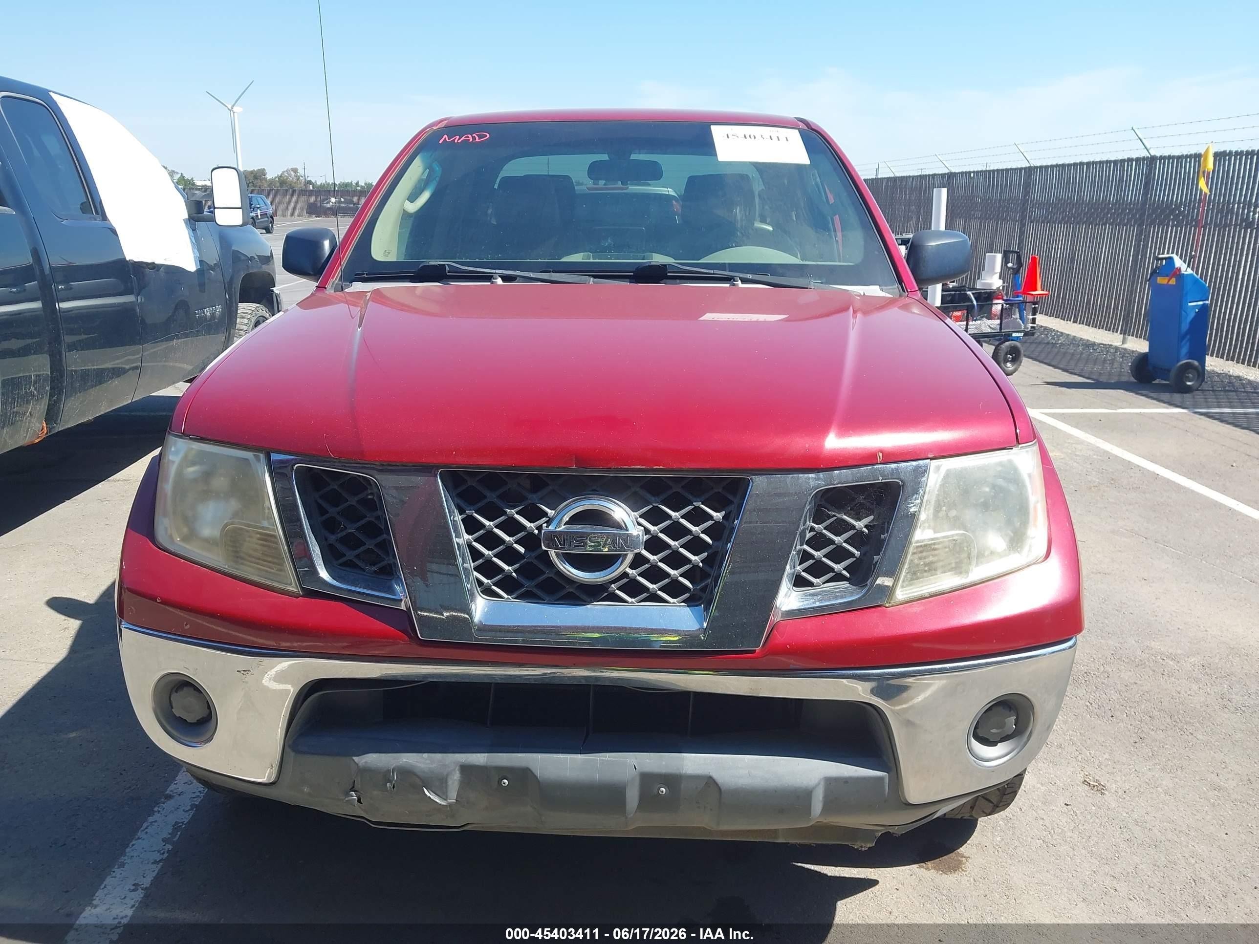 2009 Nissan Frontier Se Red vin: 1N6AD07U79C415892
