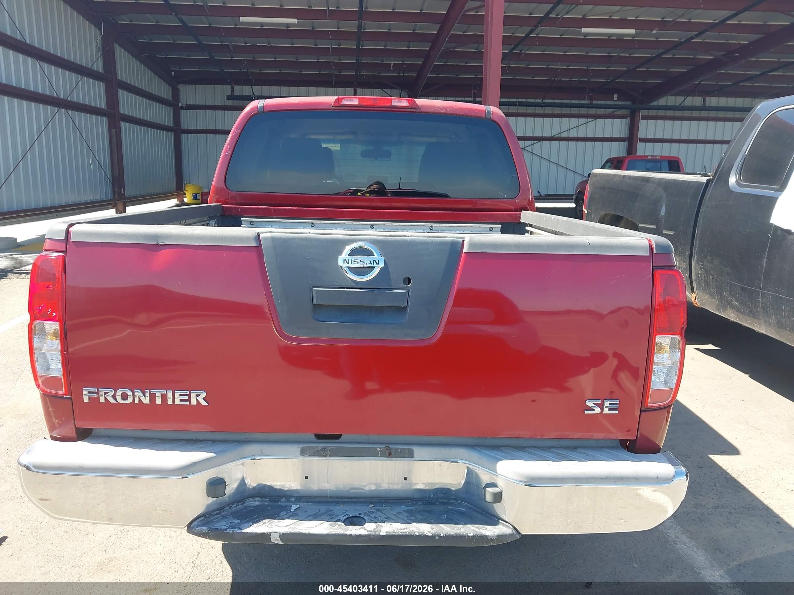 2009 Nissan Frontier Se Red vin: 1N6AD07U79C415892