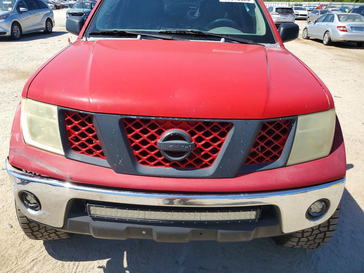 2005 Nissan Frontier Se Red vin: 1N6AD07U85C426684