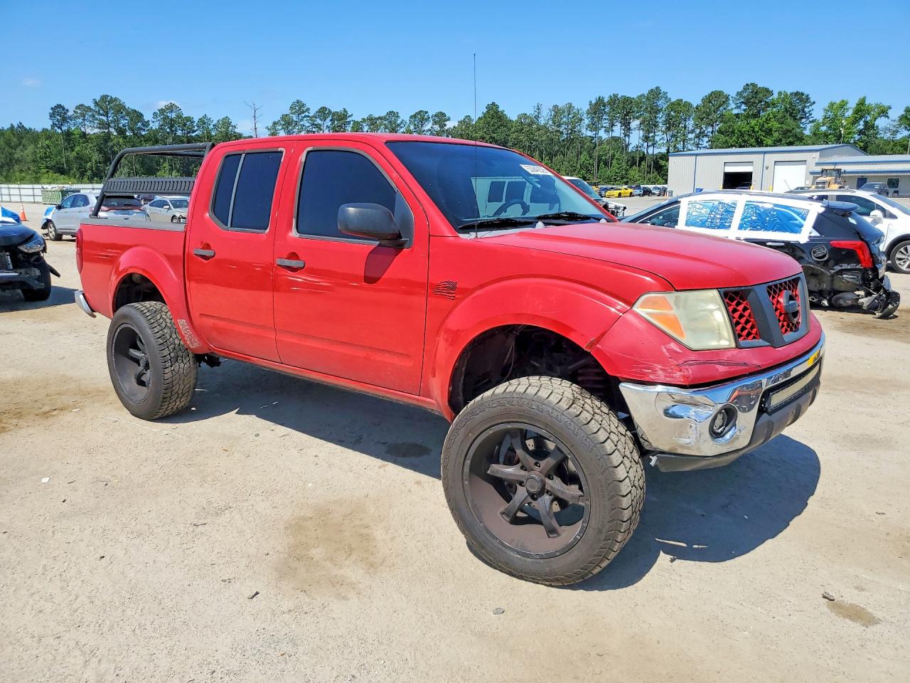 2005 Nissan Frontier Se Red vin: 1N6AD07U85C426684