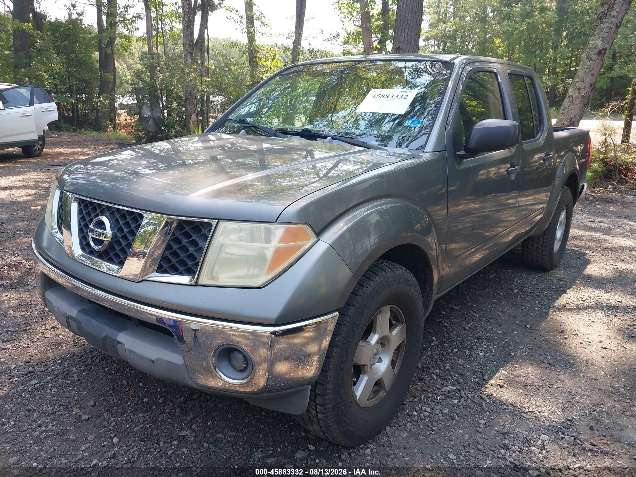 2006 Nissan Frontier Se Gray vin: 1N6AD07U86C445740