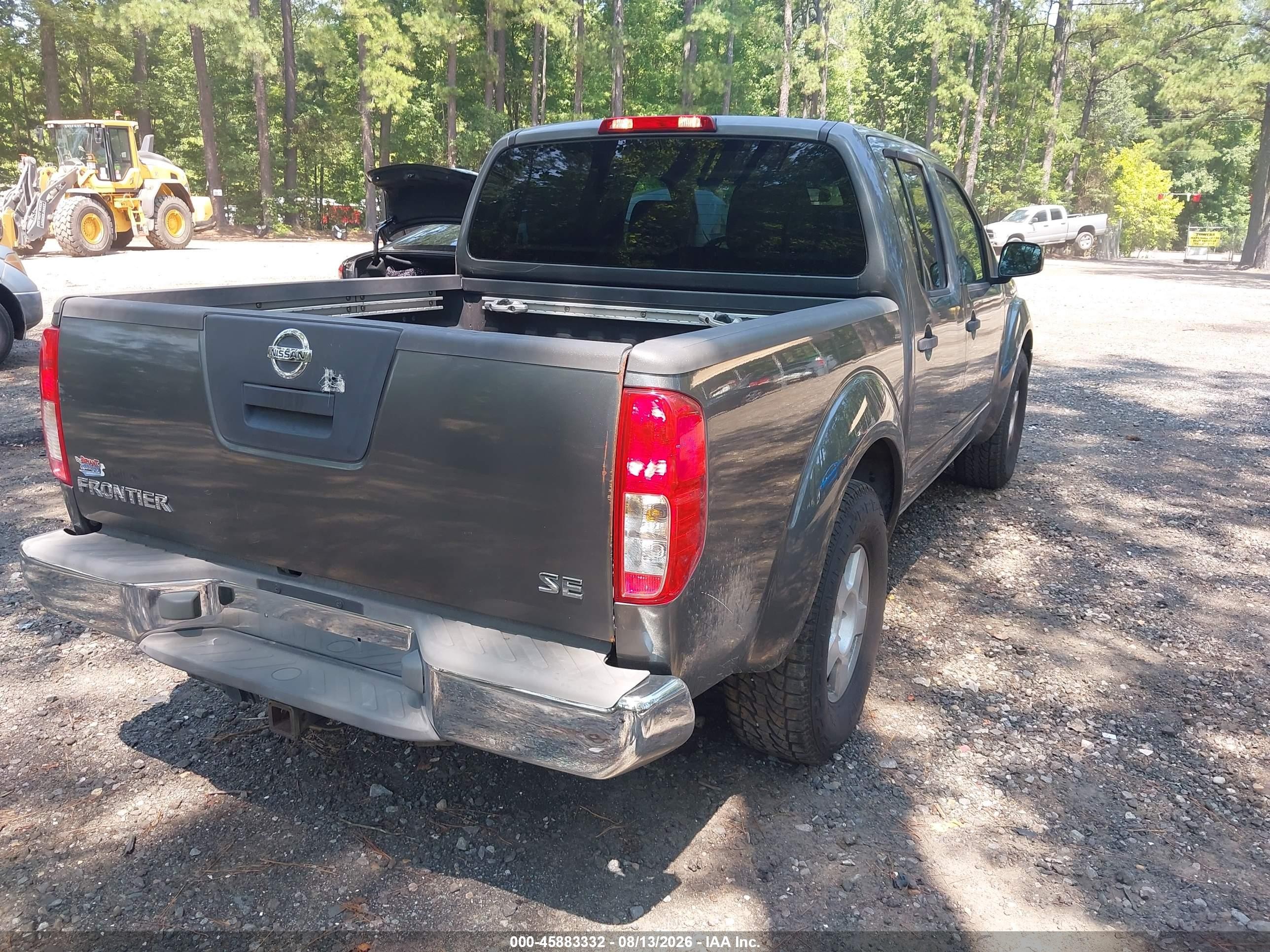 2006 Nissan Frontier Se Gray vin: 1N6AD07U86C445740