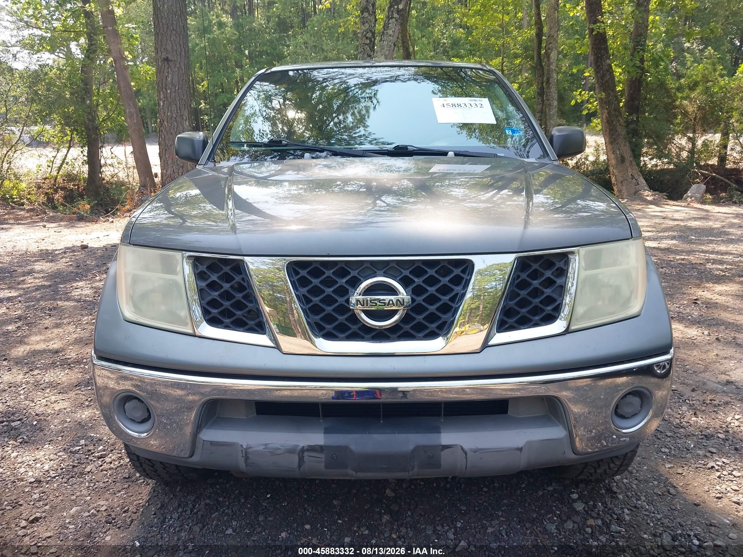 2006 Nissan Frontier Se Gray vin: 1N6AD07U86C445740