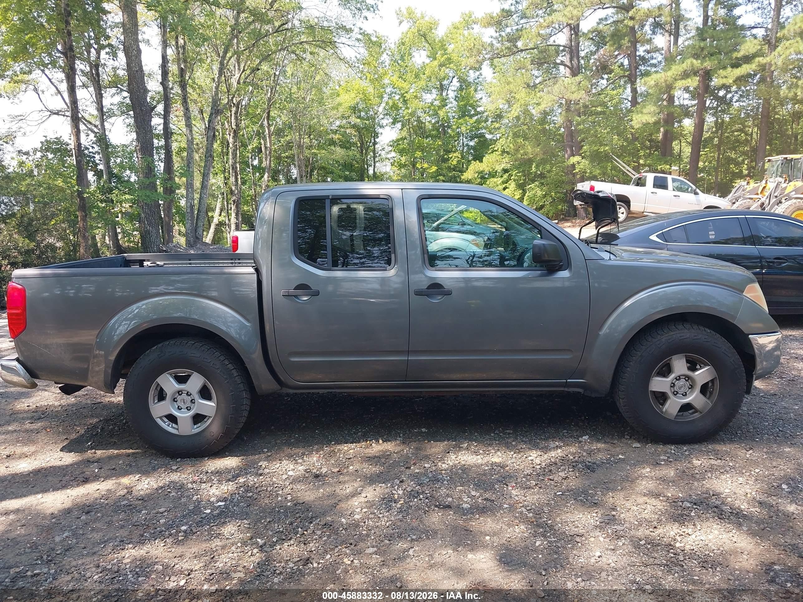 2006 Nissan Frontier Se Gray vin: 1N6AD07U86C445740