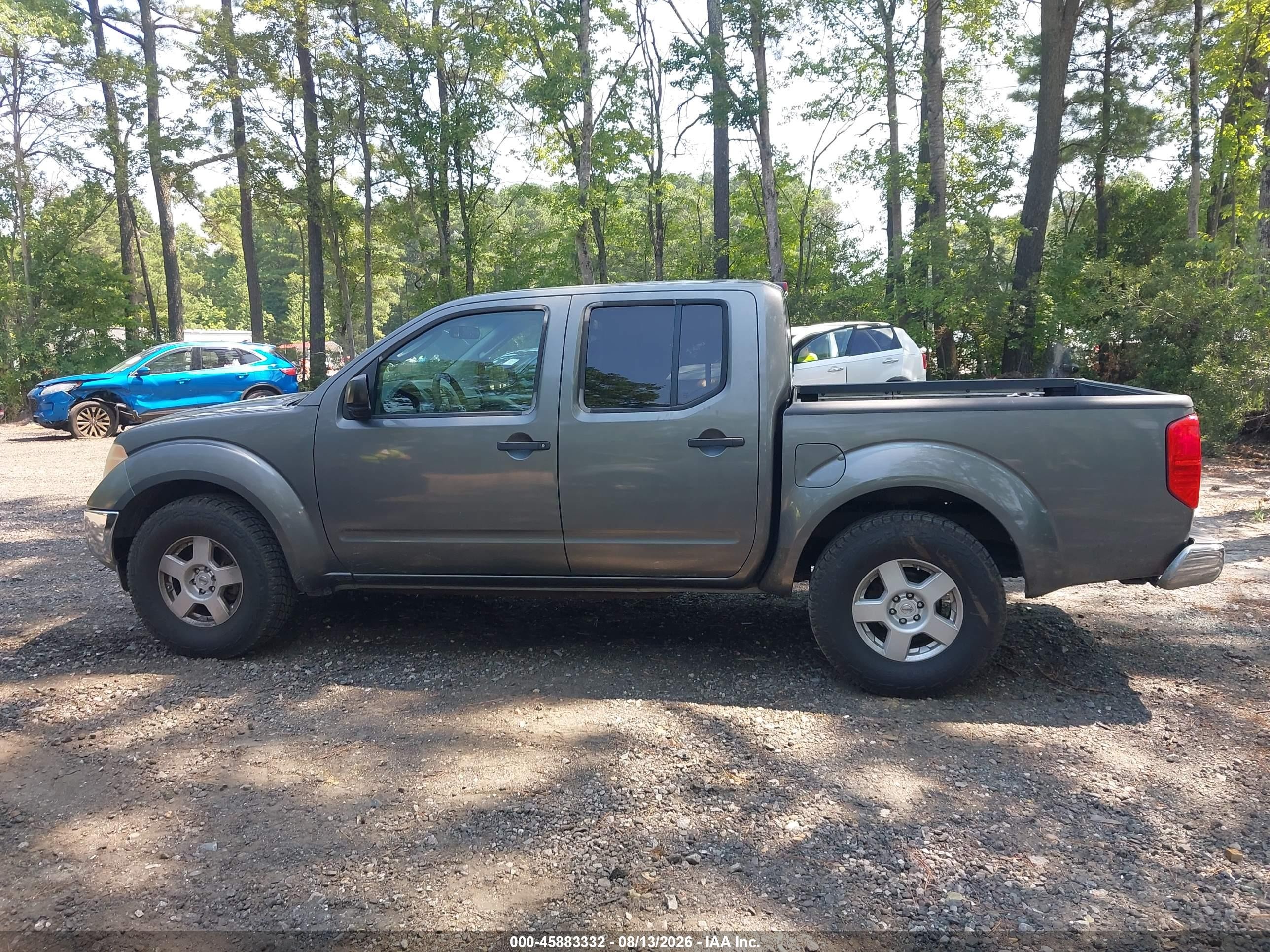 2006 Nissan Frontier Se Gray vin: 1N6AD07U86C445740