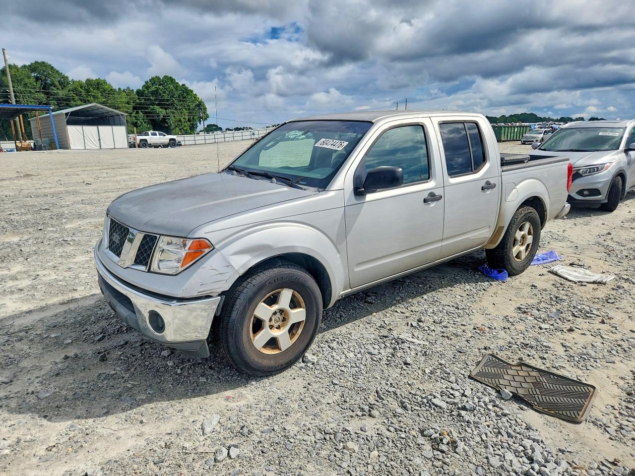2006 Nissan Frontier Se Silver vin: 1N6AD07U86C446743