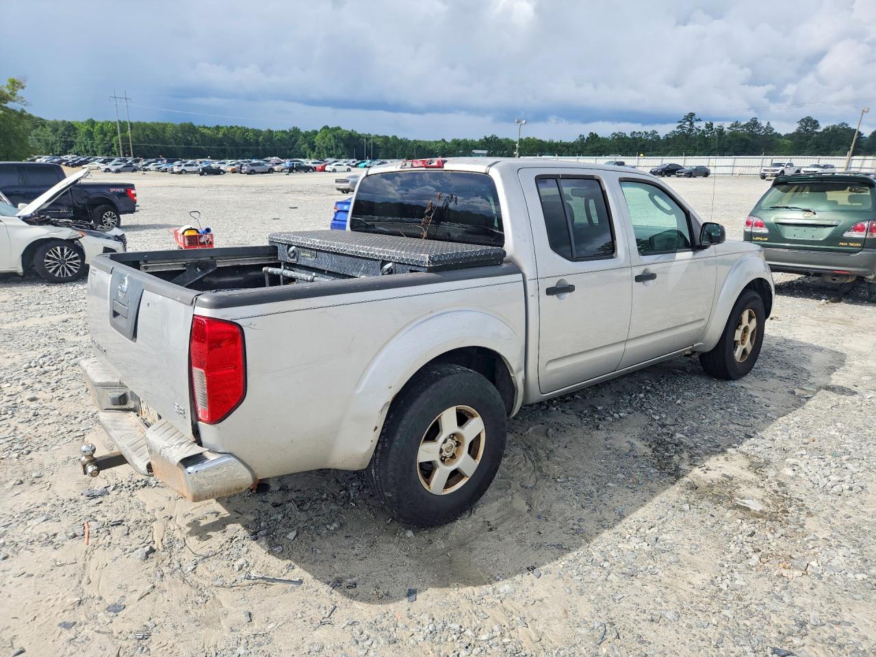 2006 Nissan Frontier Se Silver vin: 1N6AD07U86C446743