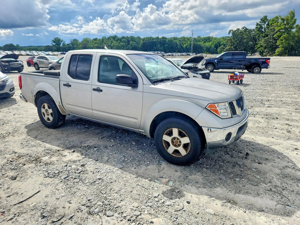 2006 Nissan Frontier Se Silver vin: 1N6AD07U86C446743