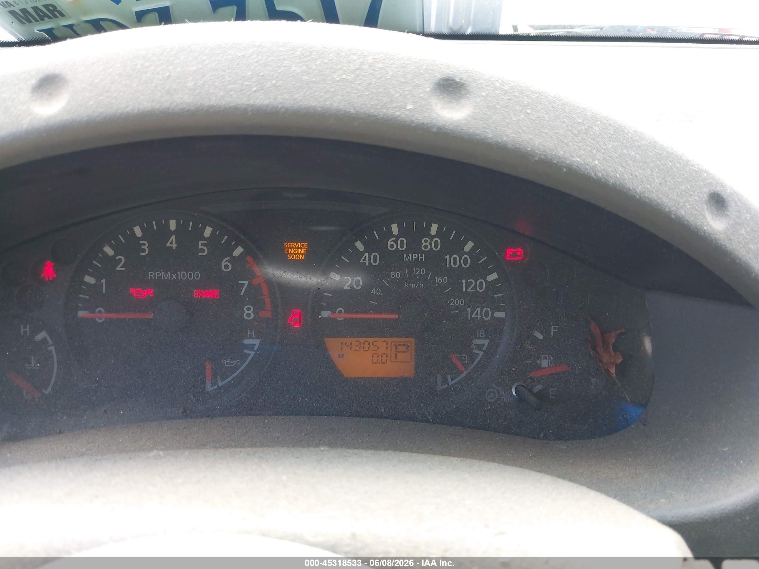 2006 Nissan Frontier Se Silver vin: 1N6AD07U86C454969