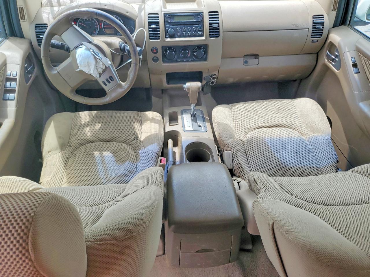 2006 Nissan Frontier Se White vin: 1N6AD07U86C461078