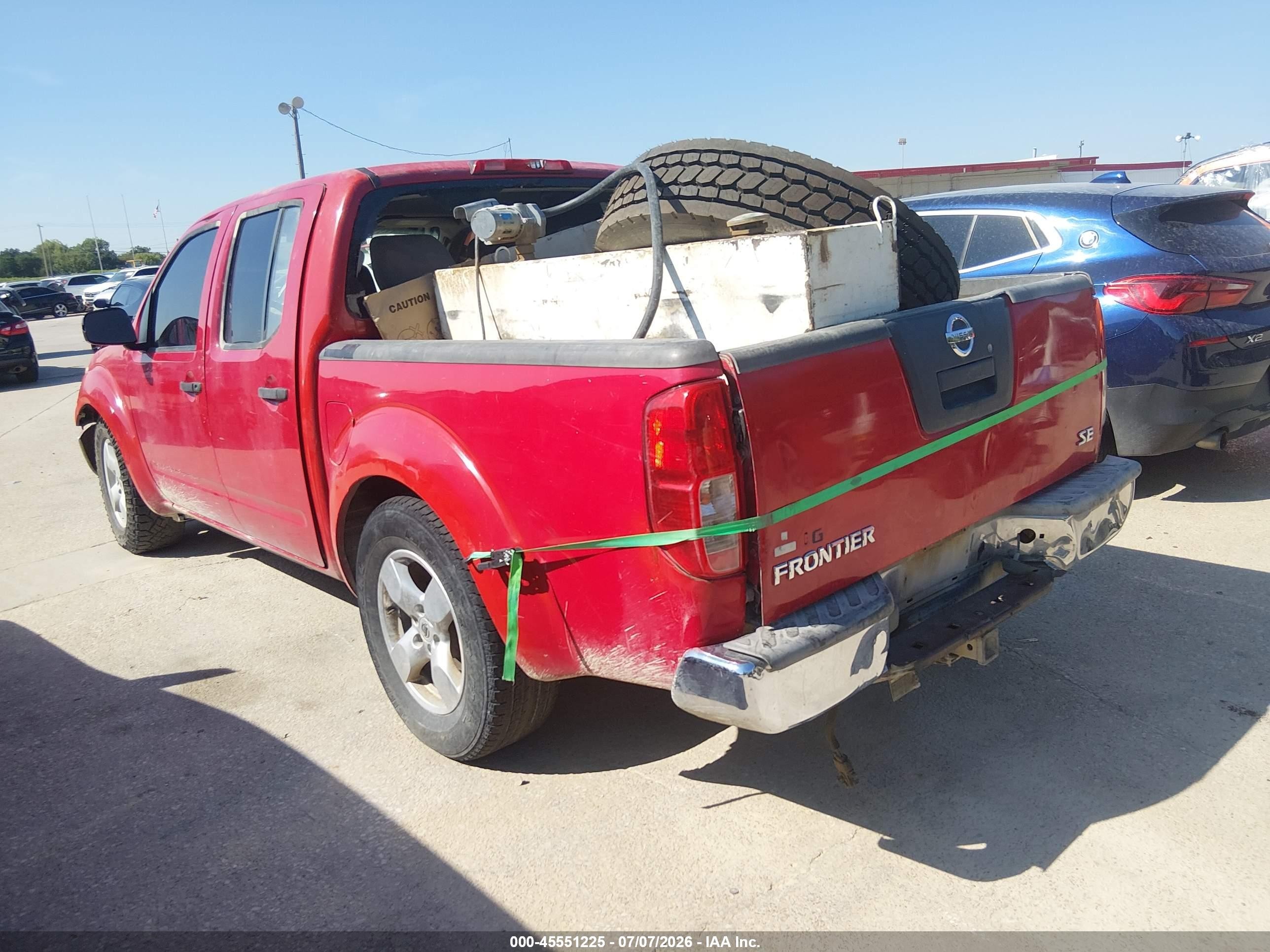 2006 Nissan Frontier Se Red vin: 1N6AD07U86C461954