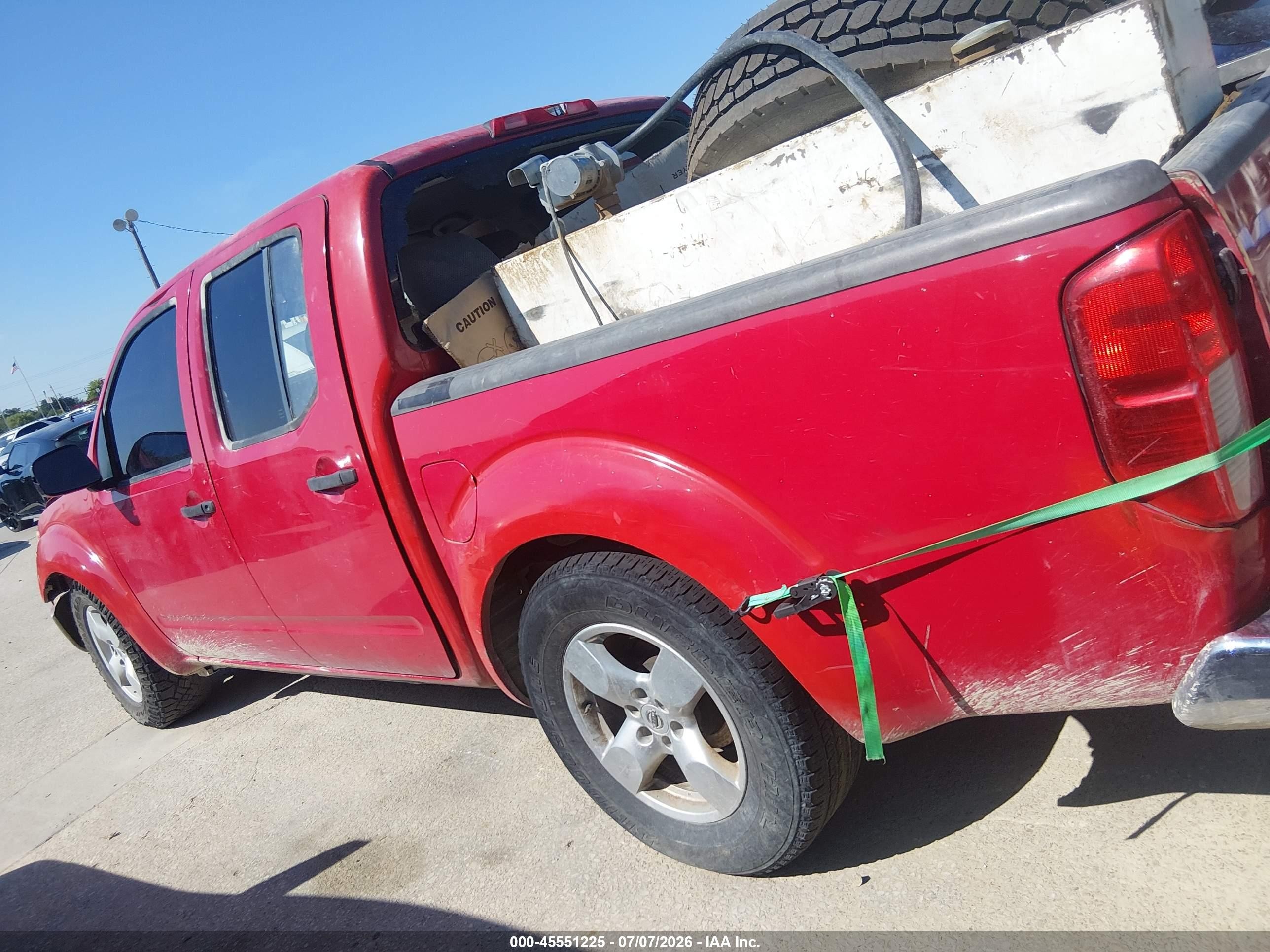 2006 Nissan Frontier Se Red vin: 1N6AD07U86C461954