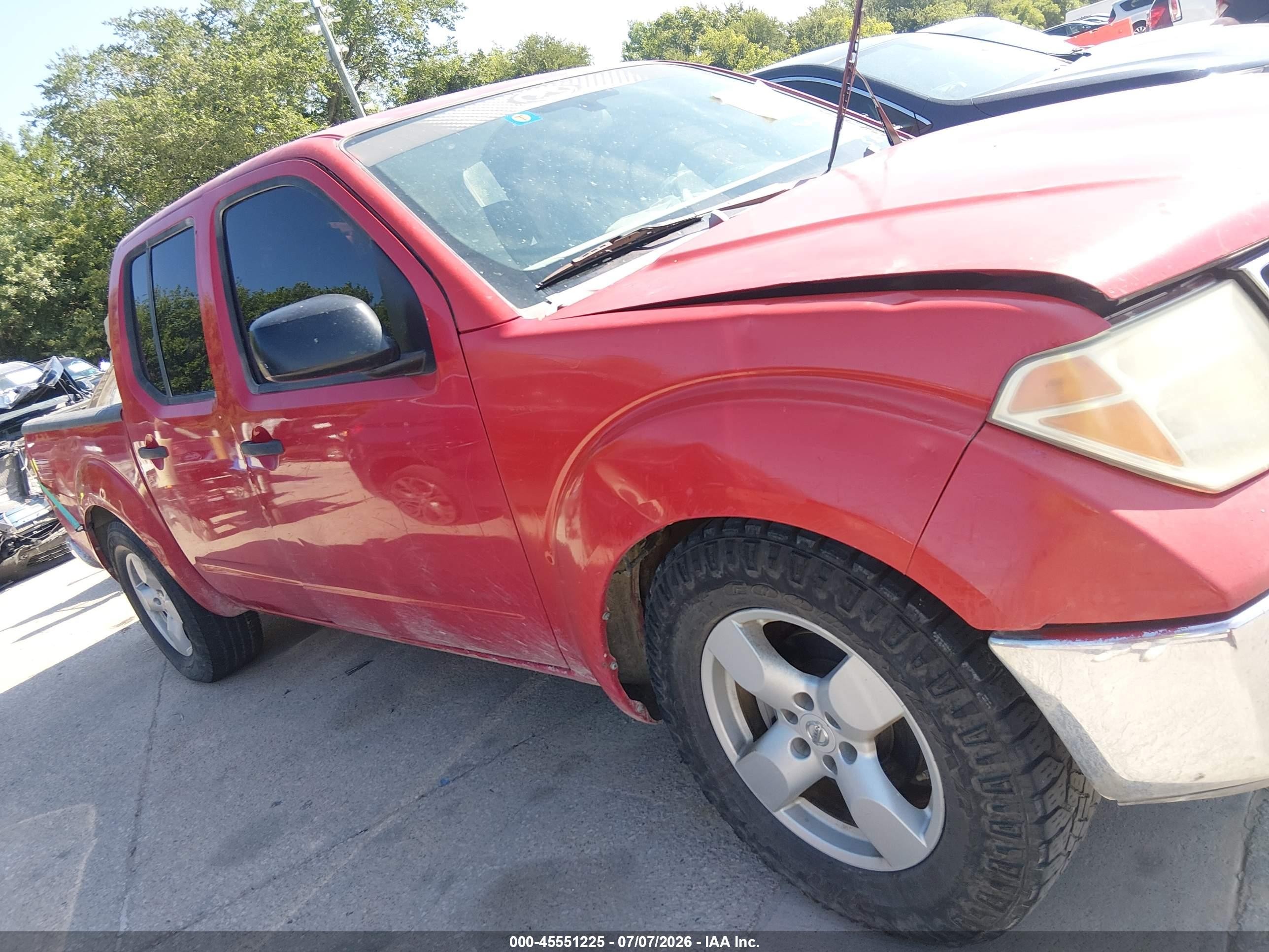 2006 Nissan Frontier Se Red vin: 1N6AD07U86C461954