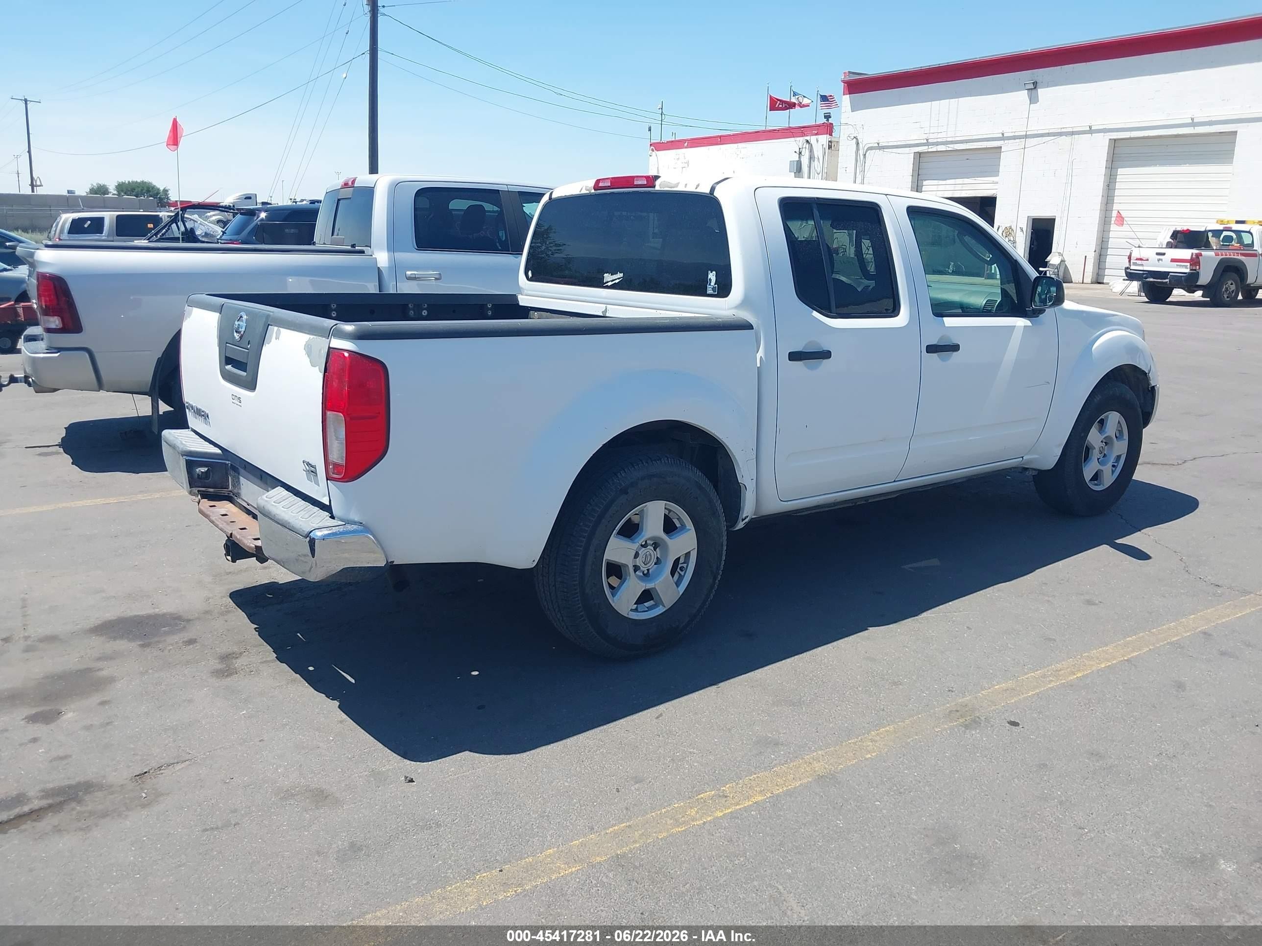 2007 Nissan Frontier Se White vin: 1N6AD07U87C430947
