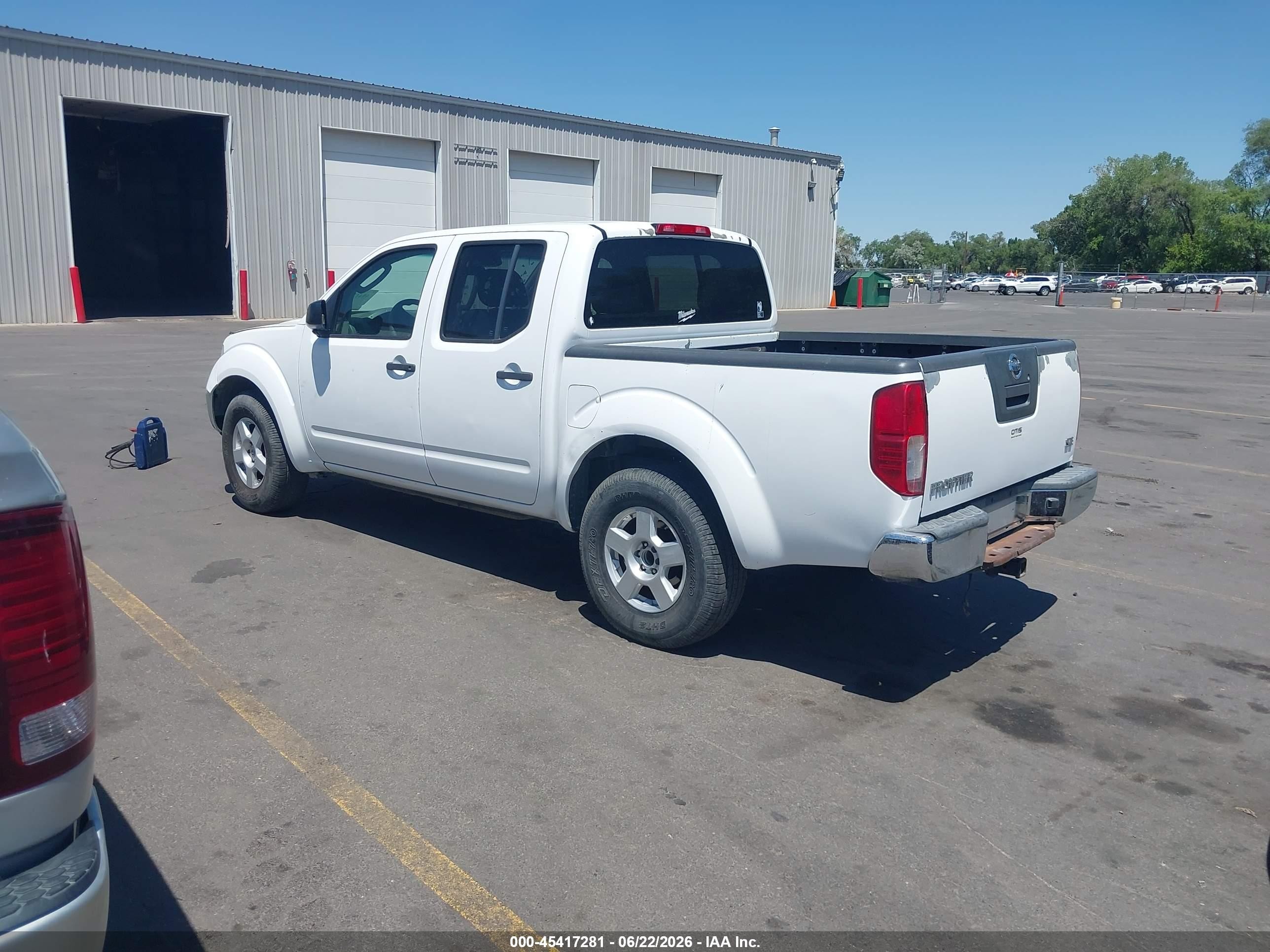 2007 Nissan Frontier Se White vin: 1N6AD07U87C430947