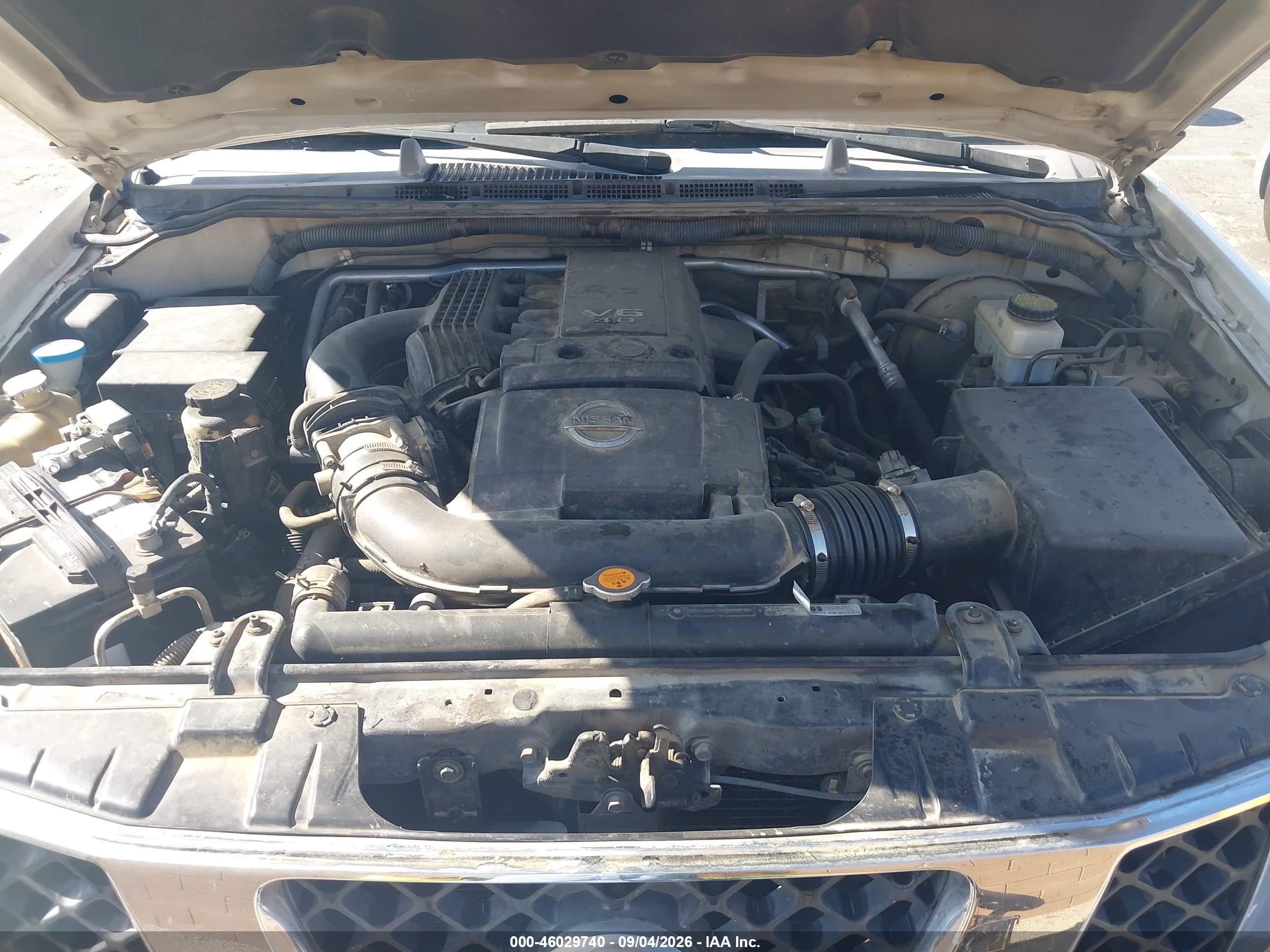2007 Nissan Frontier Se Белый vin: 1N6AD07U87C433525