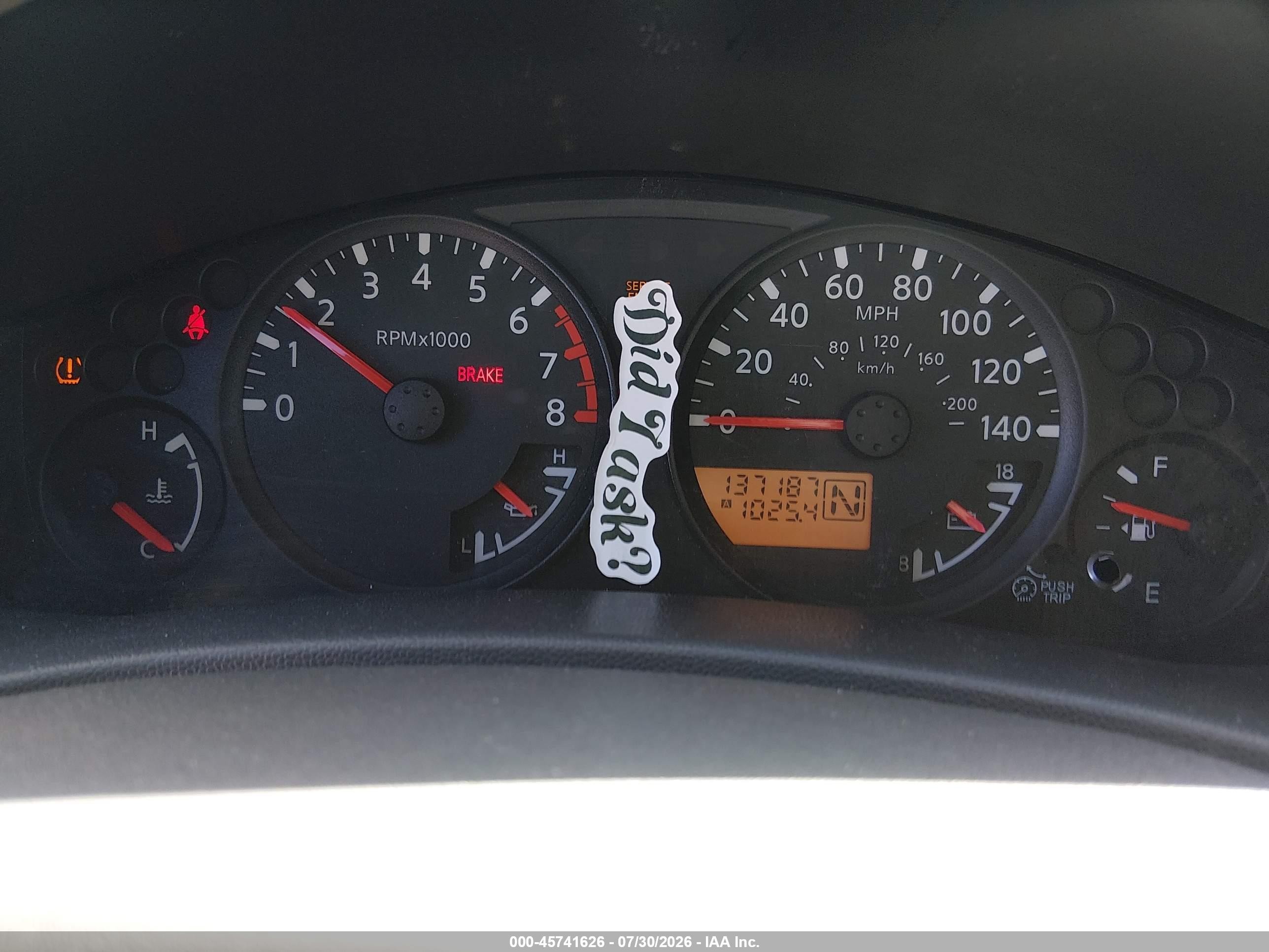 2007 Nissan Frontier Se Gray vin: 1N6AD07U87C440040