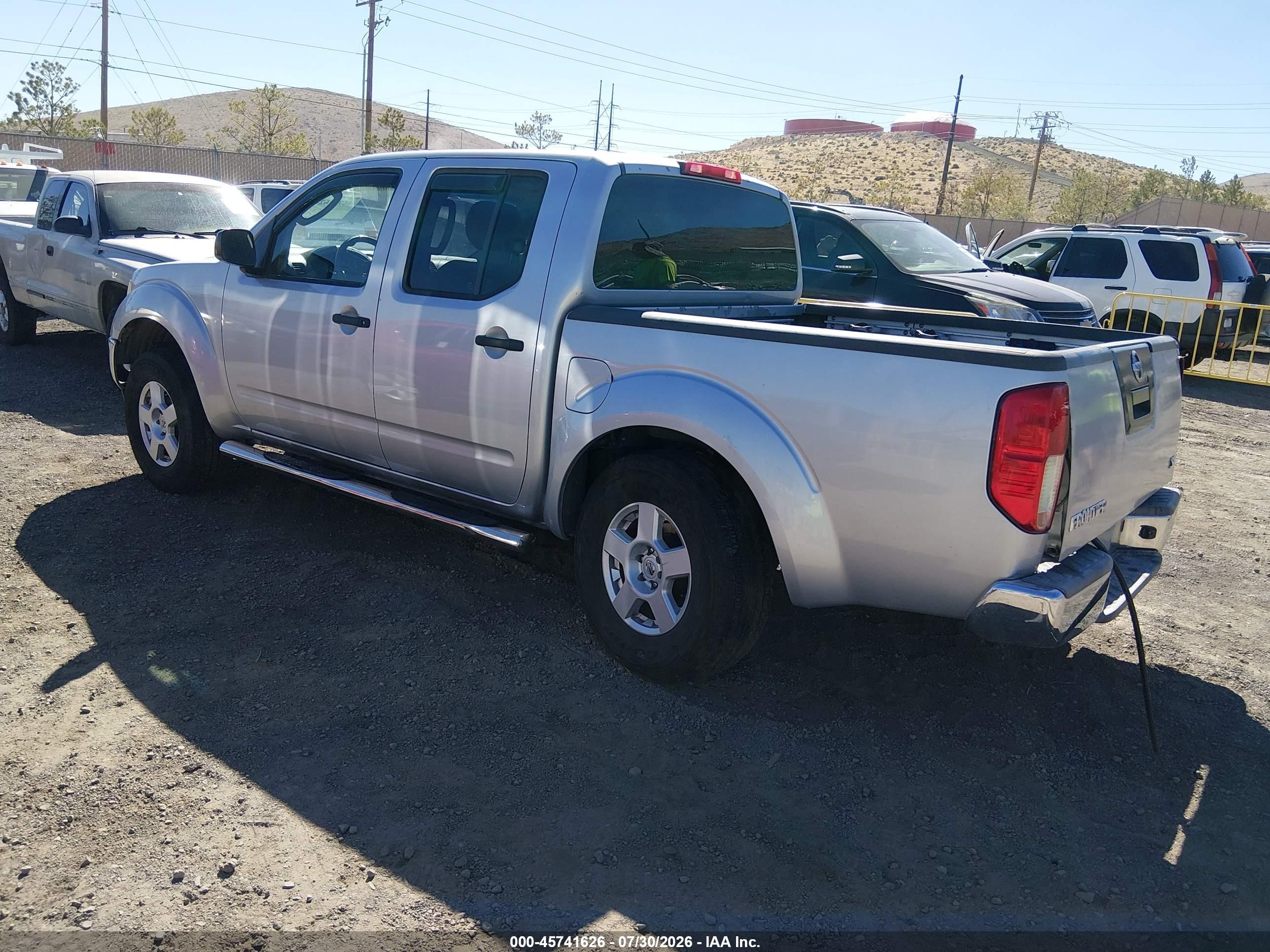 2007 Nissan Frontier Se Gray vin: 1N6AD07U87C440040