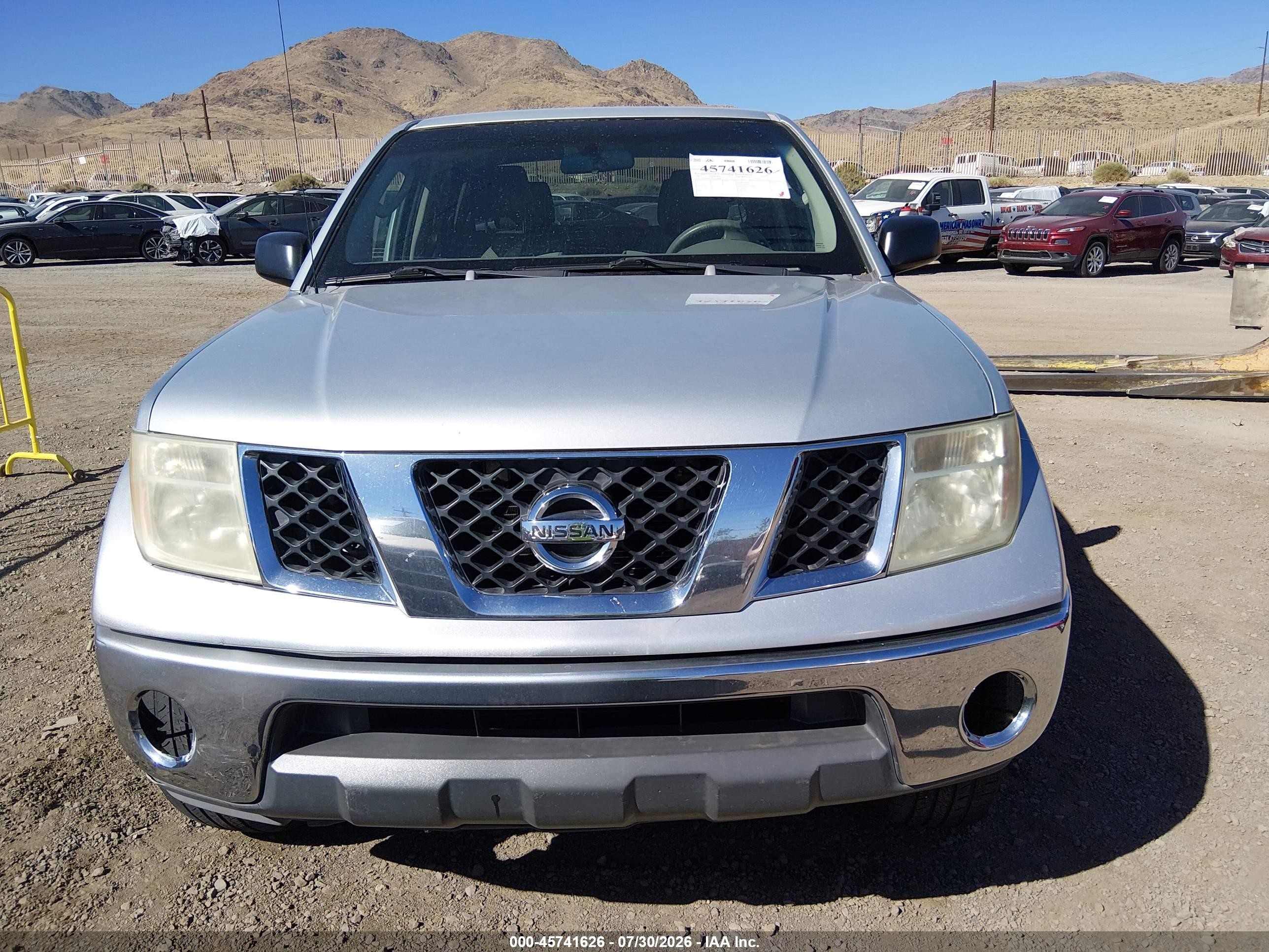 2007 Nissan Frontier Se Gray vin: 1N6AD07U87C440040