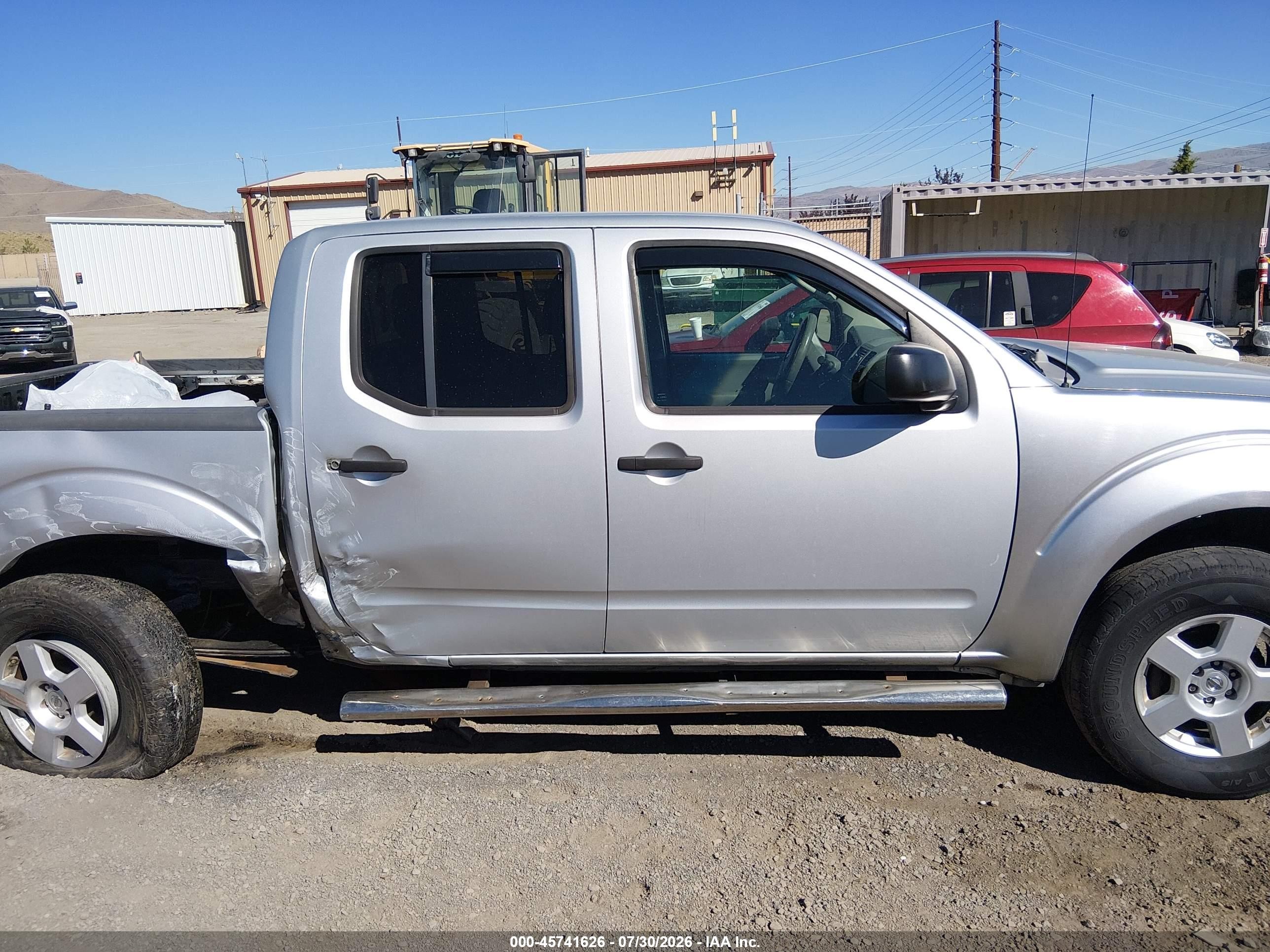 2007 Nissan Frontier Se Gray vin: 1N6AD07U87C440040
