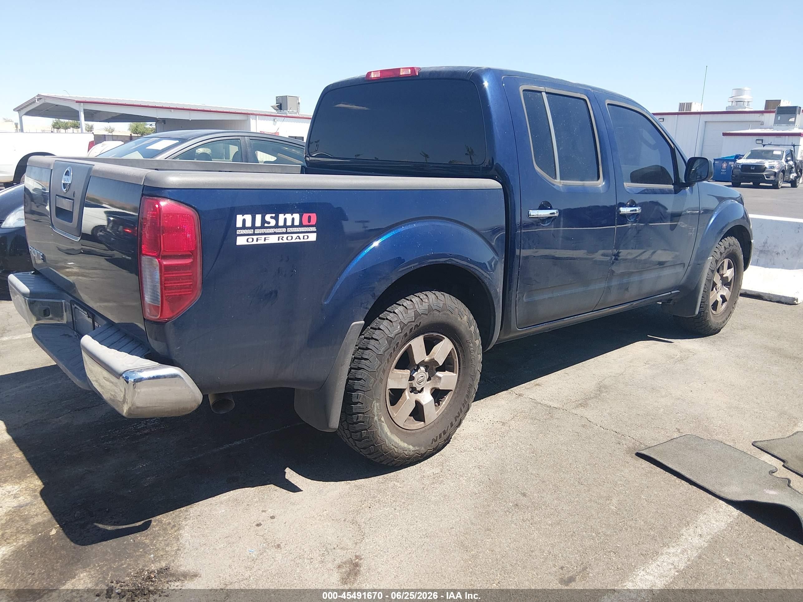 2008 Nissan Frontier Nismo Off Road Blue vin: 1N6AD07U88C407590