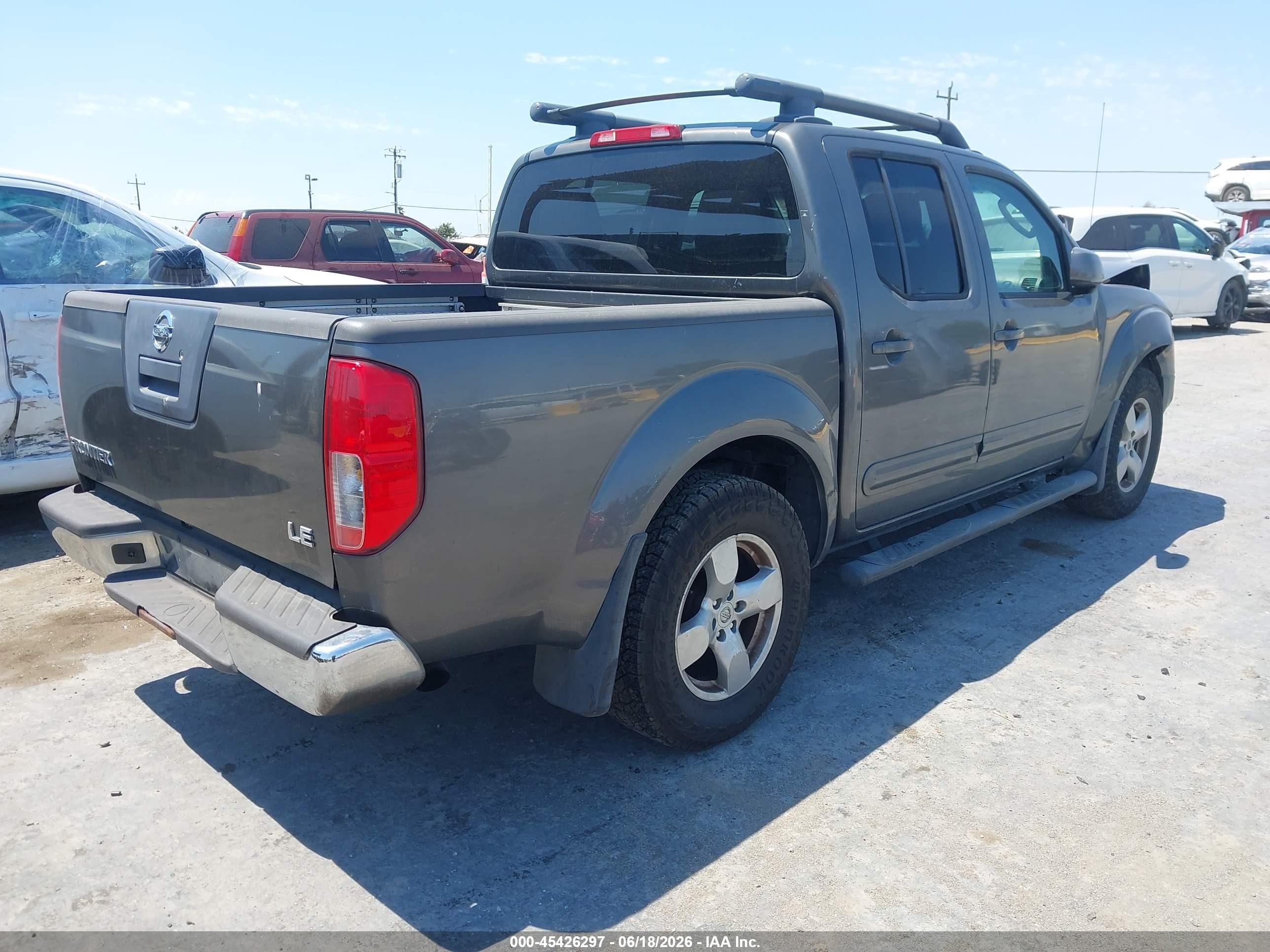 2008 Nissan Frontier Le Gray vin: 1N6AD07U88C445398