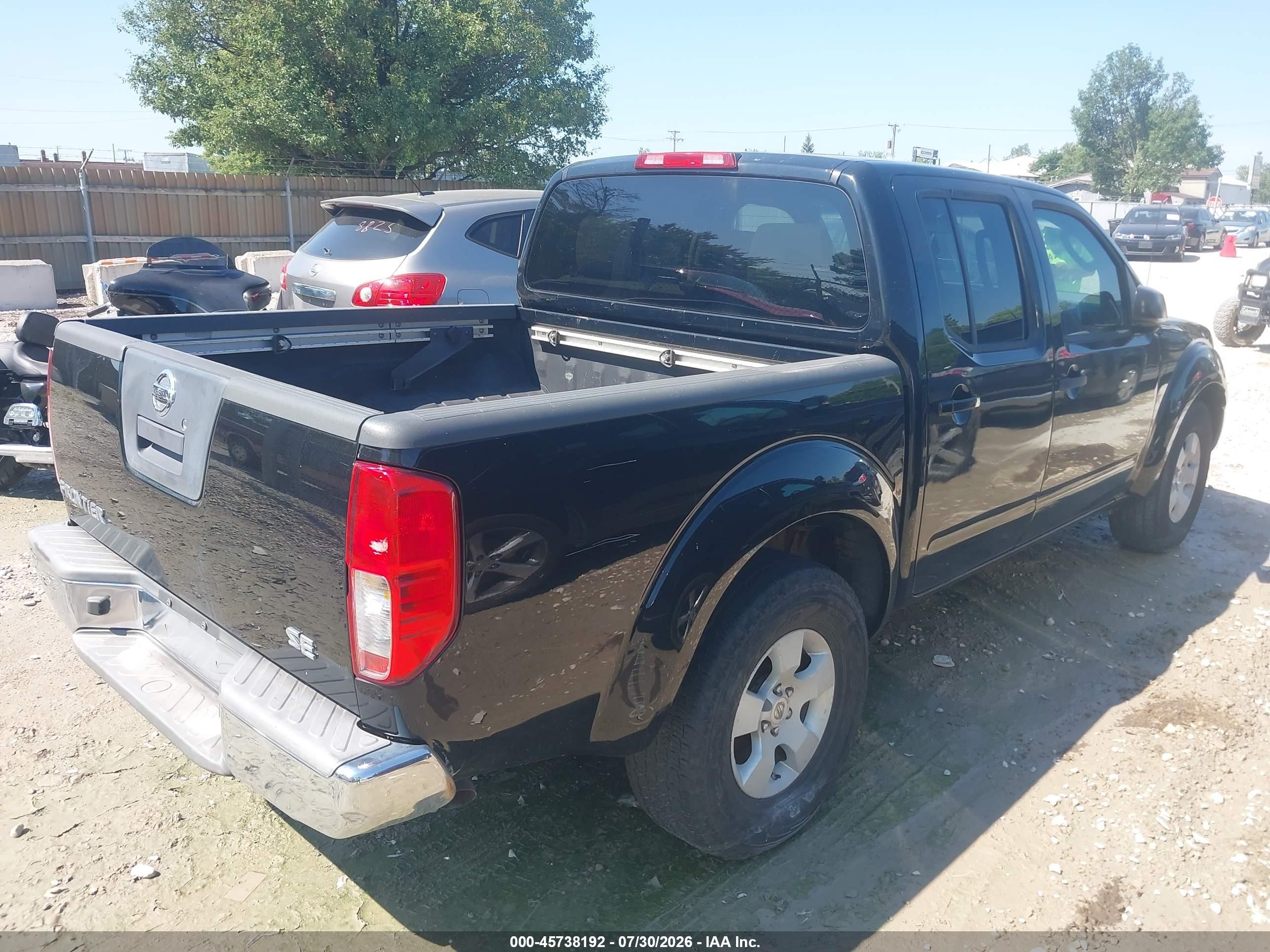 2009 Nissan Frontier Se Black vin: 1N6AD07U89C414699