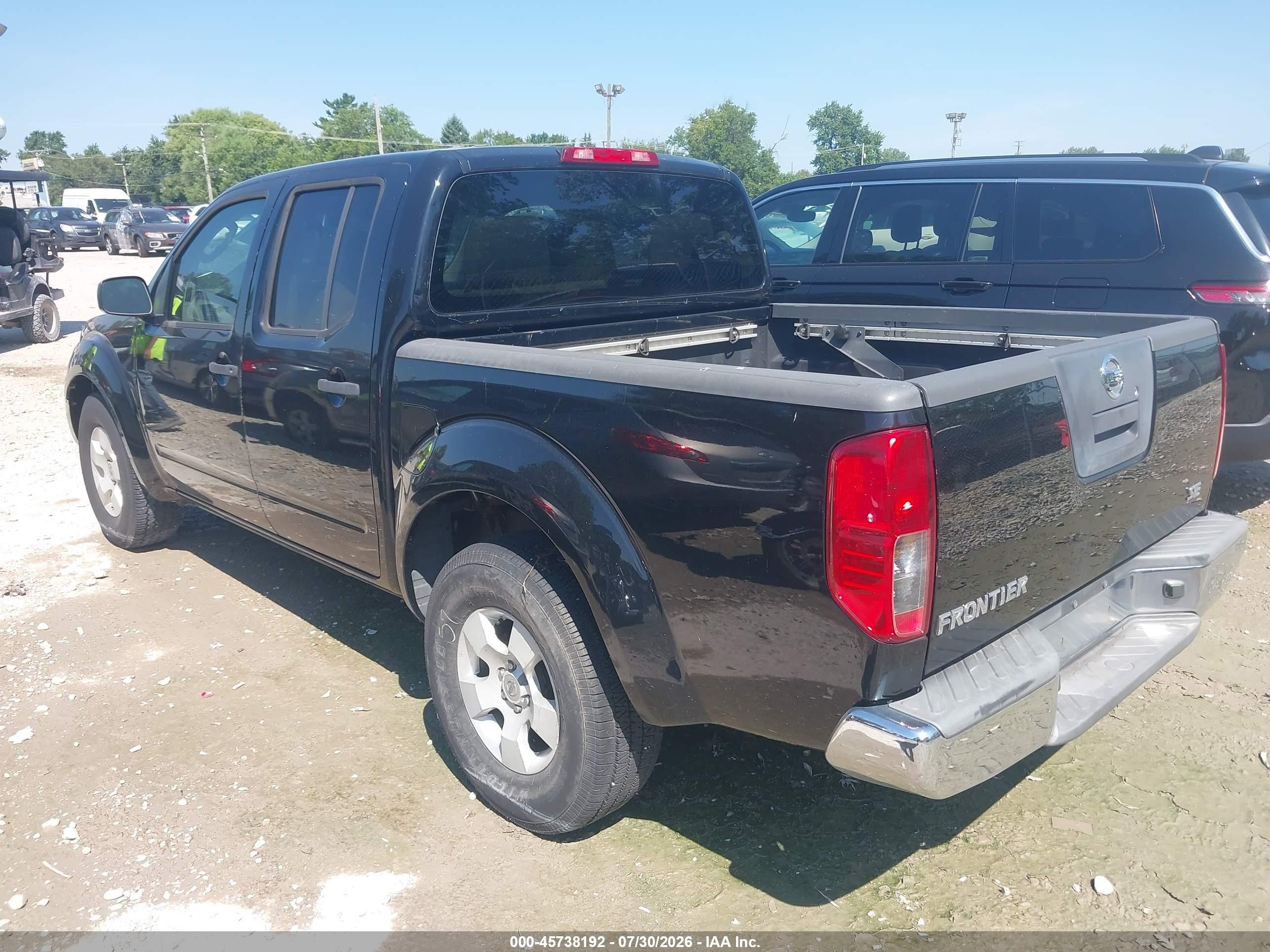 2009 Nissan Frontier Se Black vin: 1N6AD07U89C414699