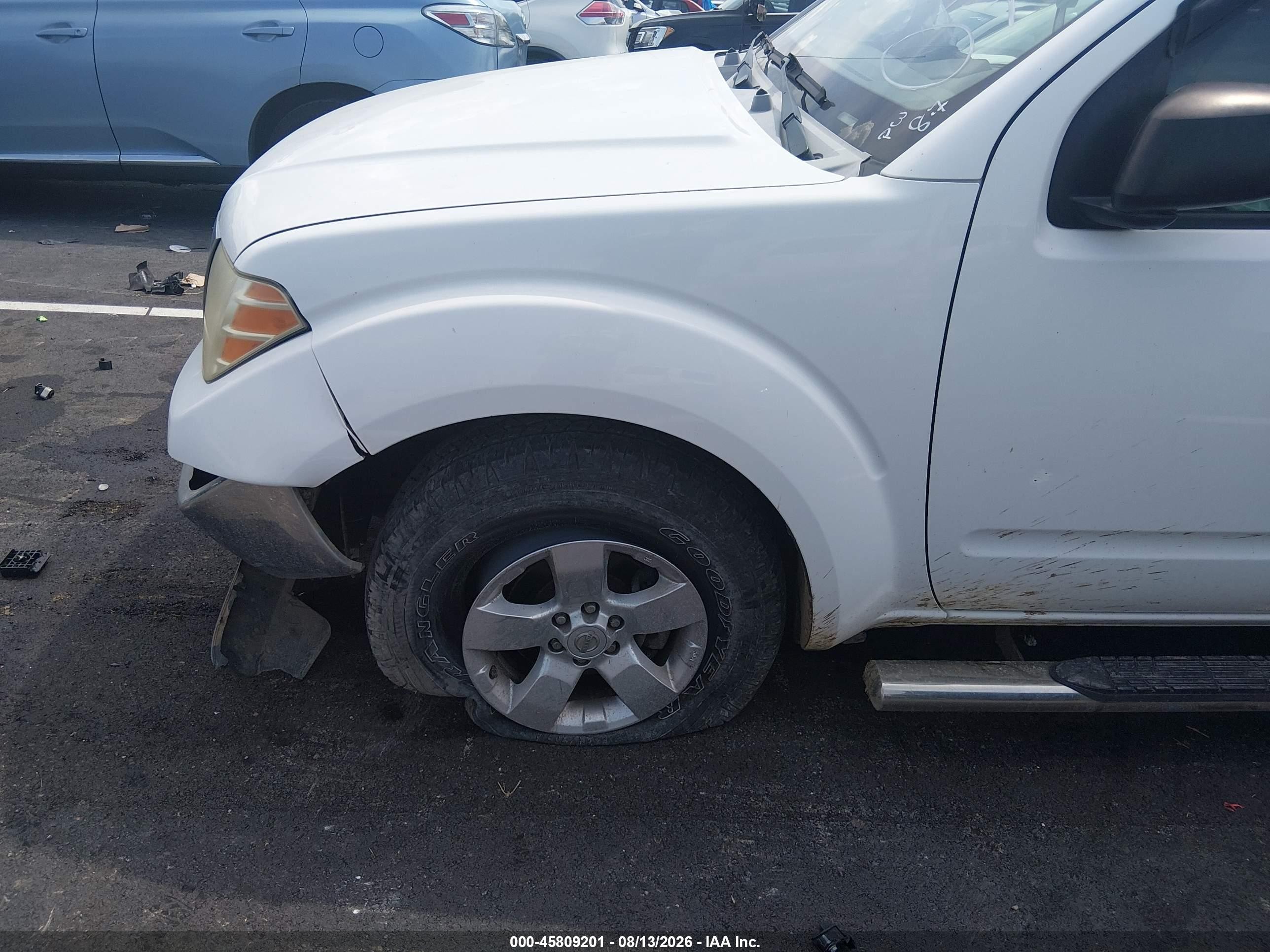 2009 Nissan Frontier Se White vin: 1N6AD07U89C420728