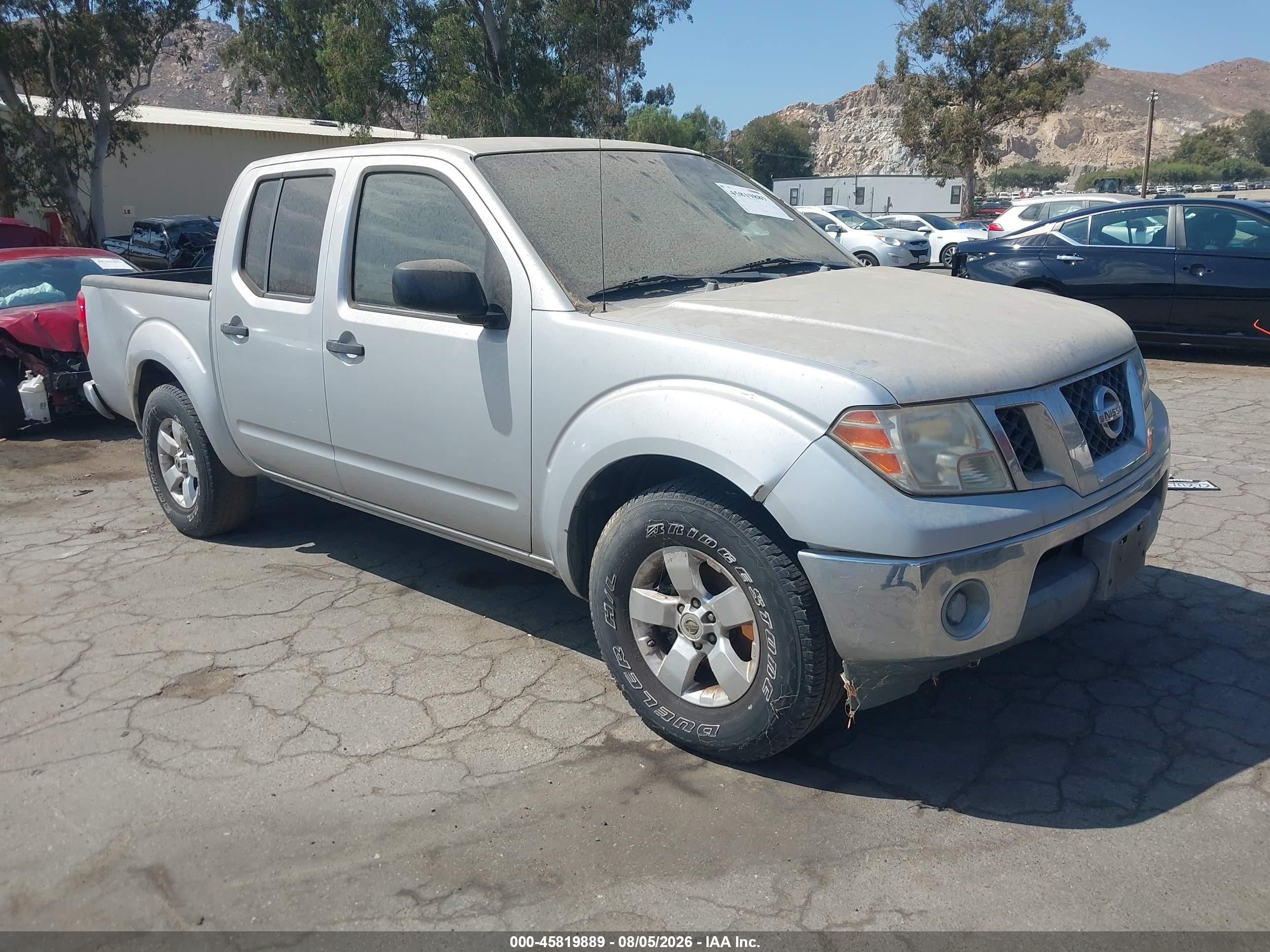 2009 Nissan Frontier Se Silver vin: 1N6AD07U89C426531