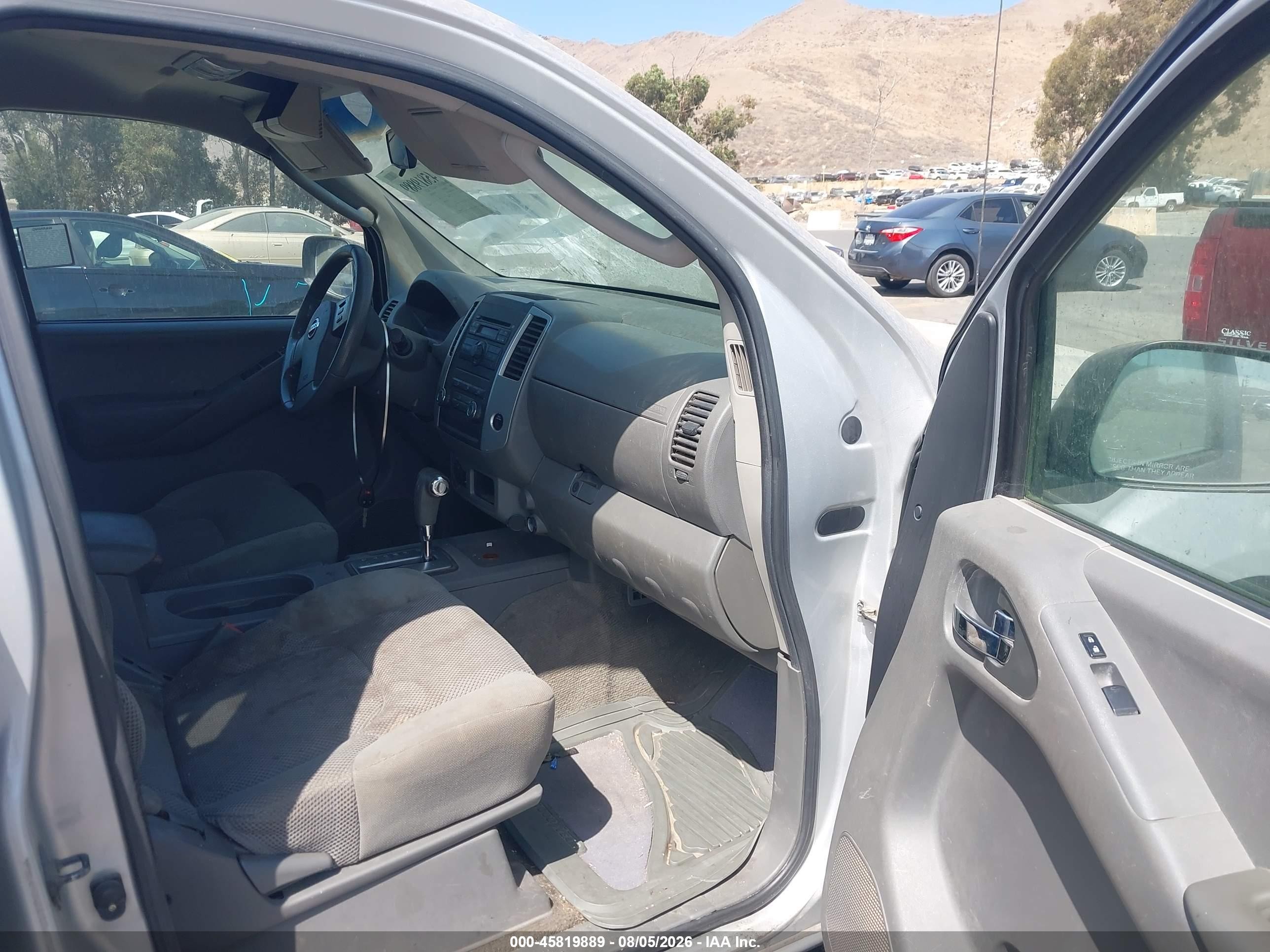 2009 Nissan Frontier Se Silver vin: 1N6AD07U89C426531