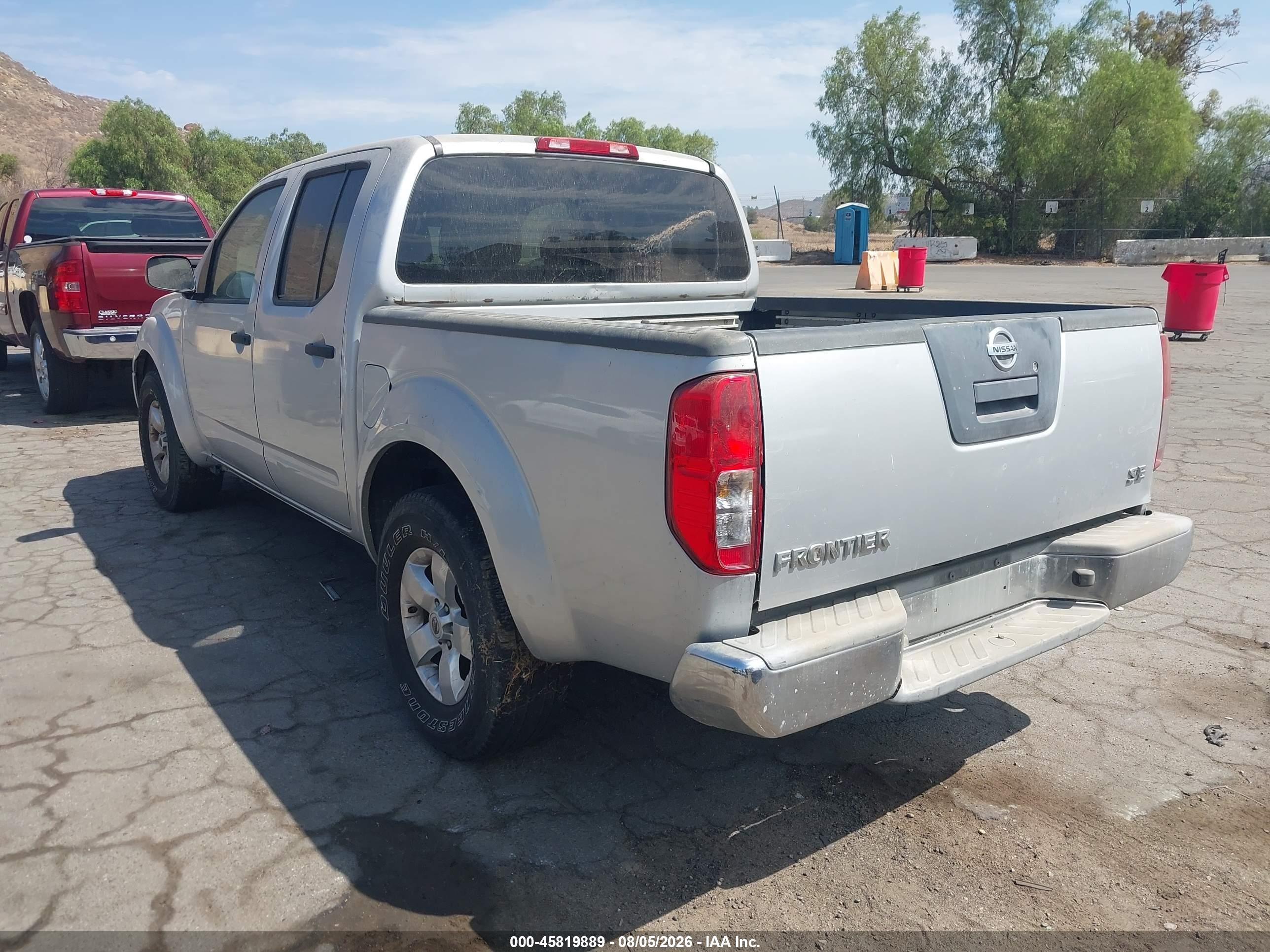 2009 Nissan Frontier Se Silver vin: 1N6AD07U89C426531