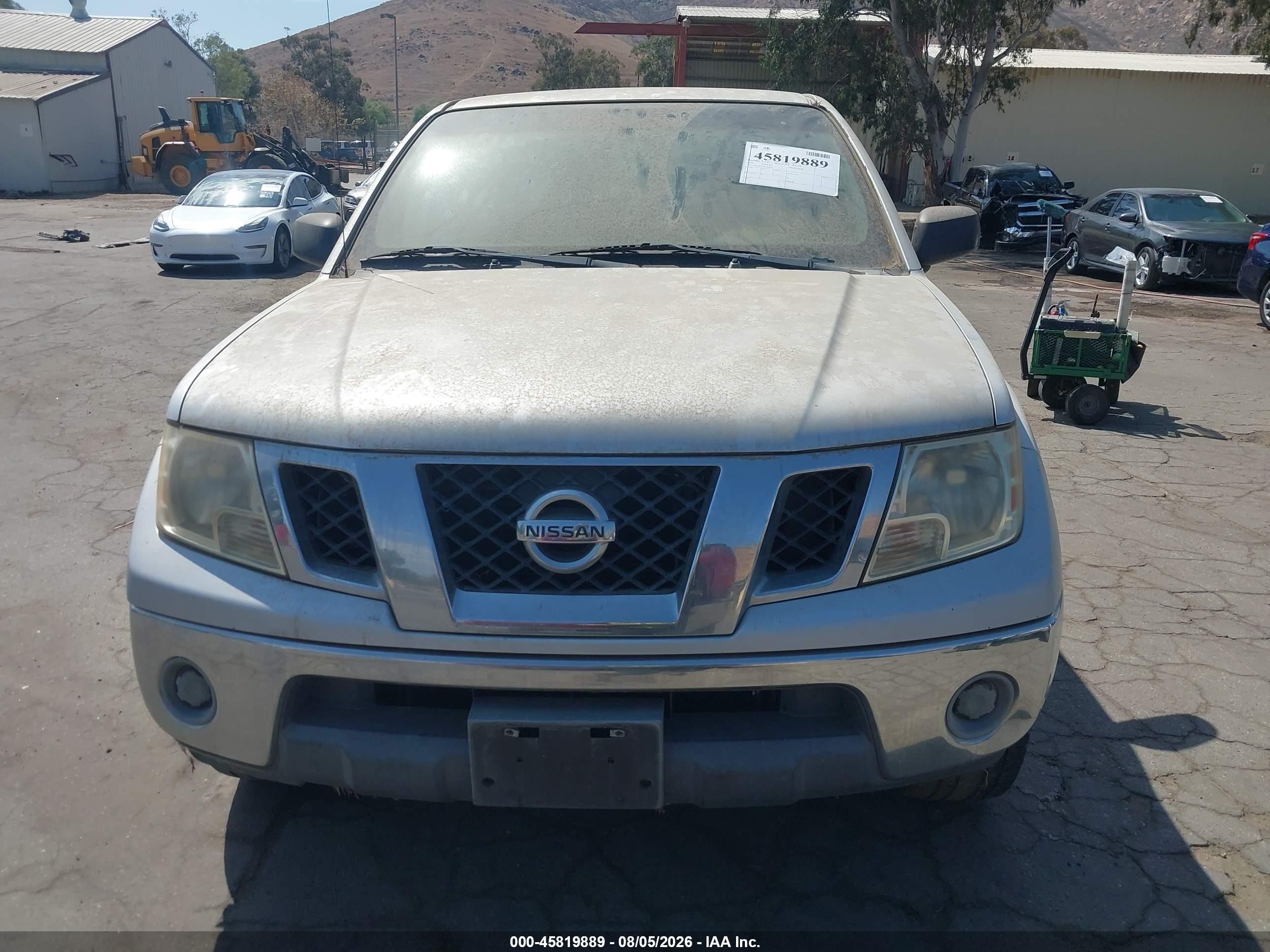2009 Nissan Frontier Se Silver vin: 1N6AD07U89C426531