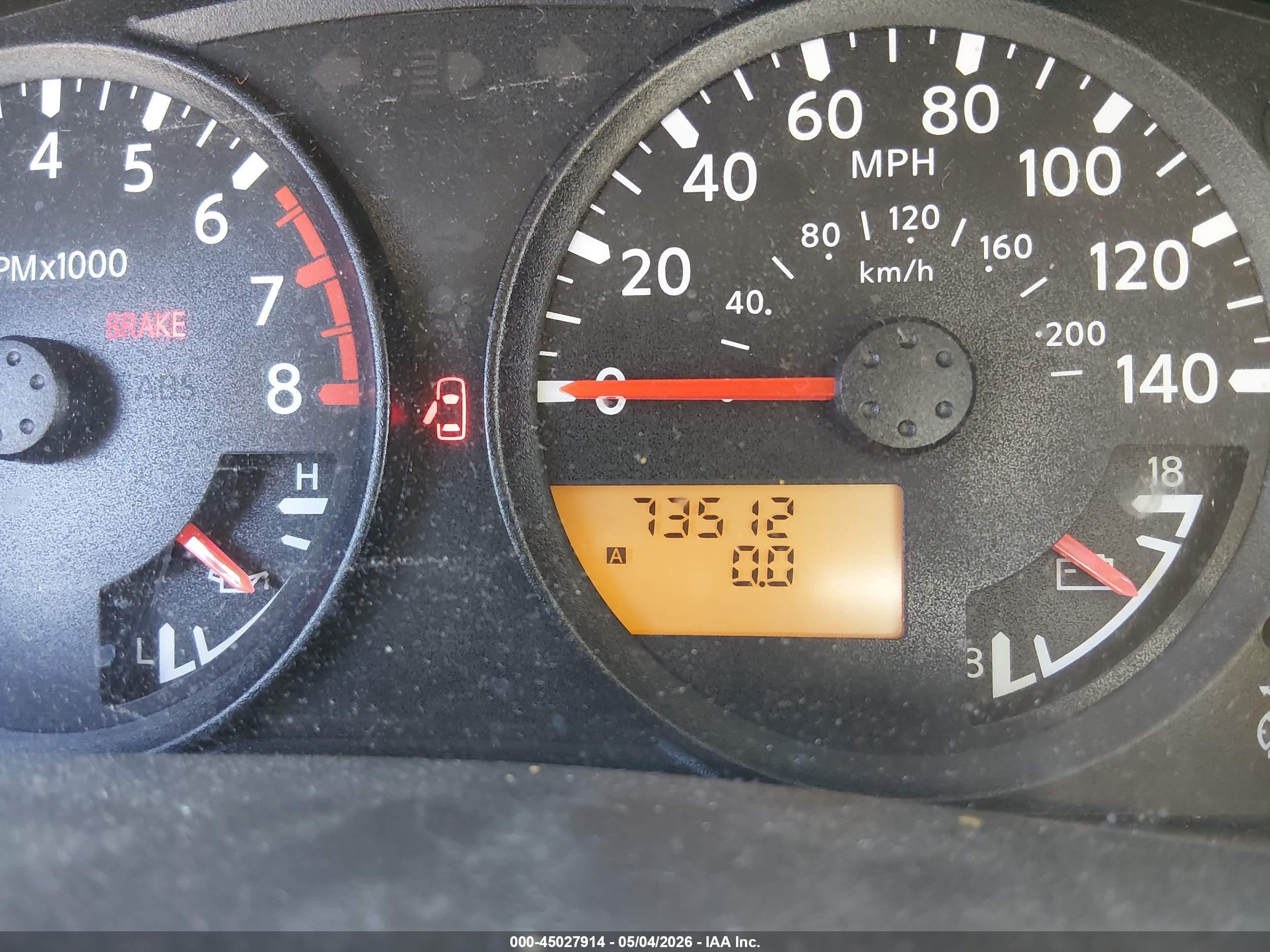 2005 Nissan Frontier Se White vin: 1N6AD07U95C407609
