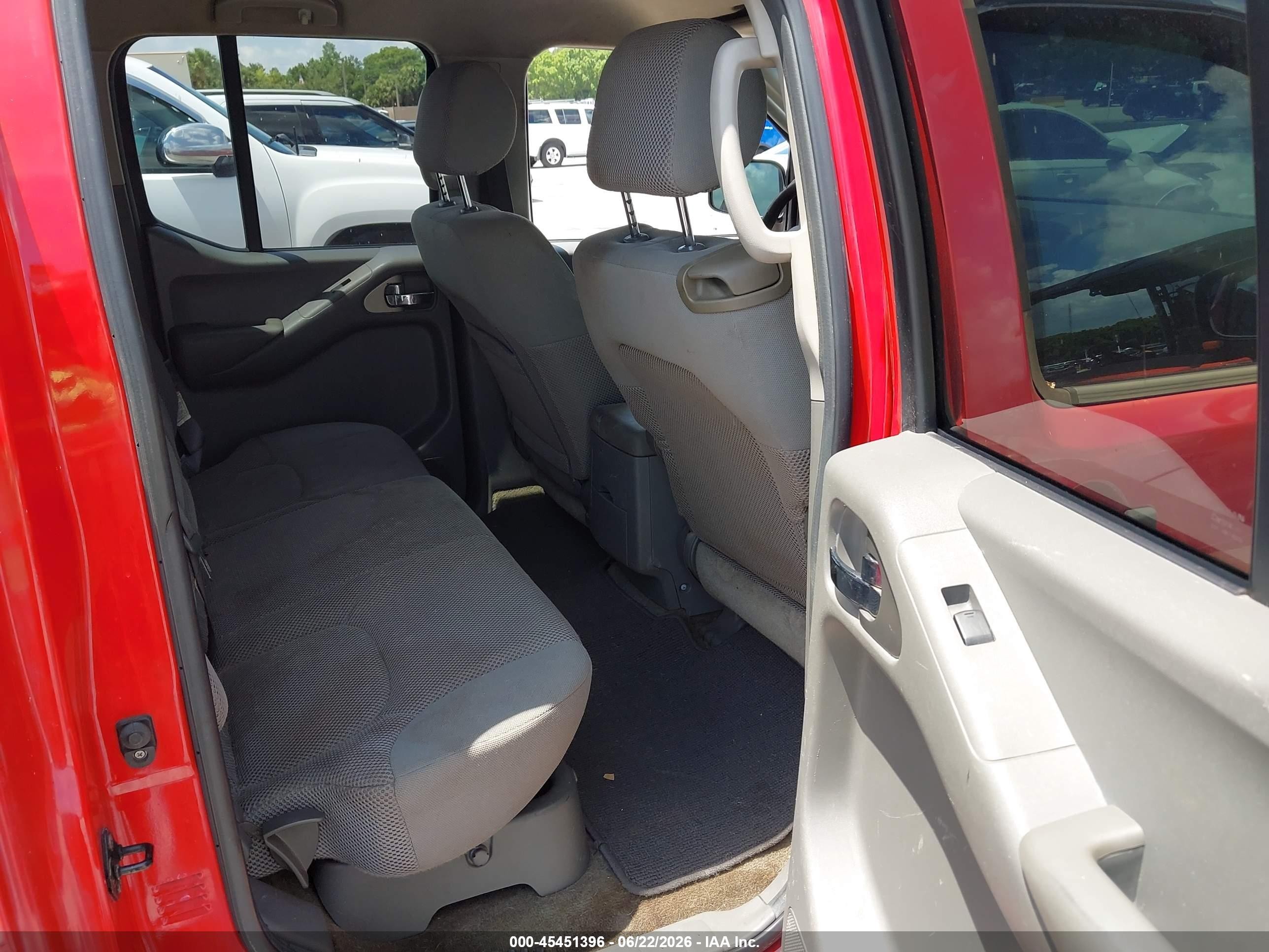 2005 Nissan Frontier 2wd Se Red vin: 1N6AD07U95C447088