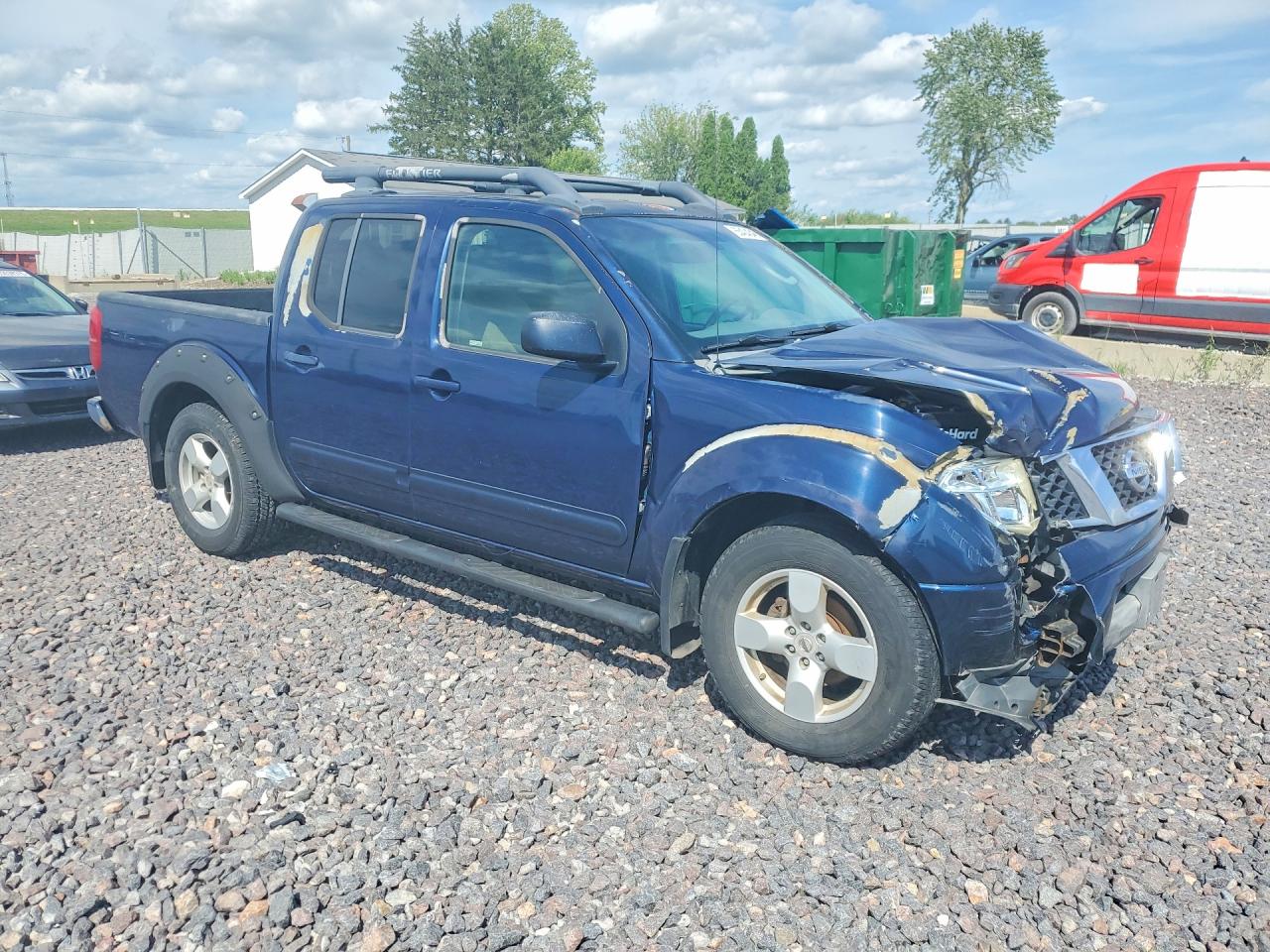 2006 Nissan Frontier Se Blue vin: 1N6AD07U96C421821