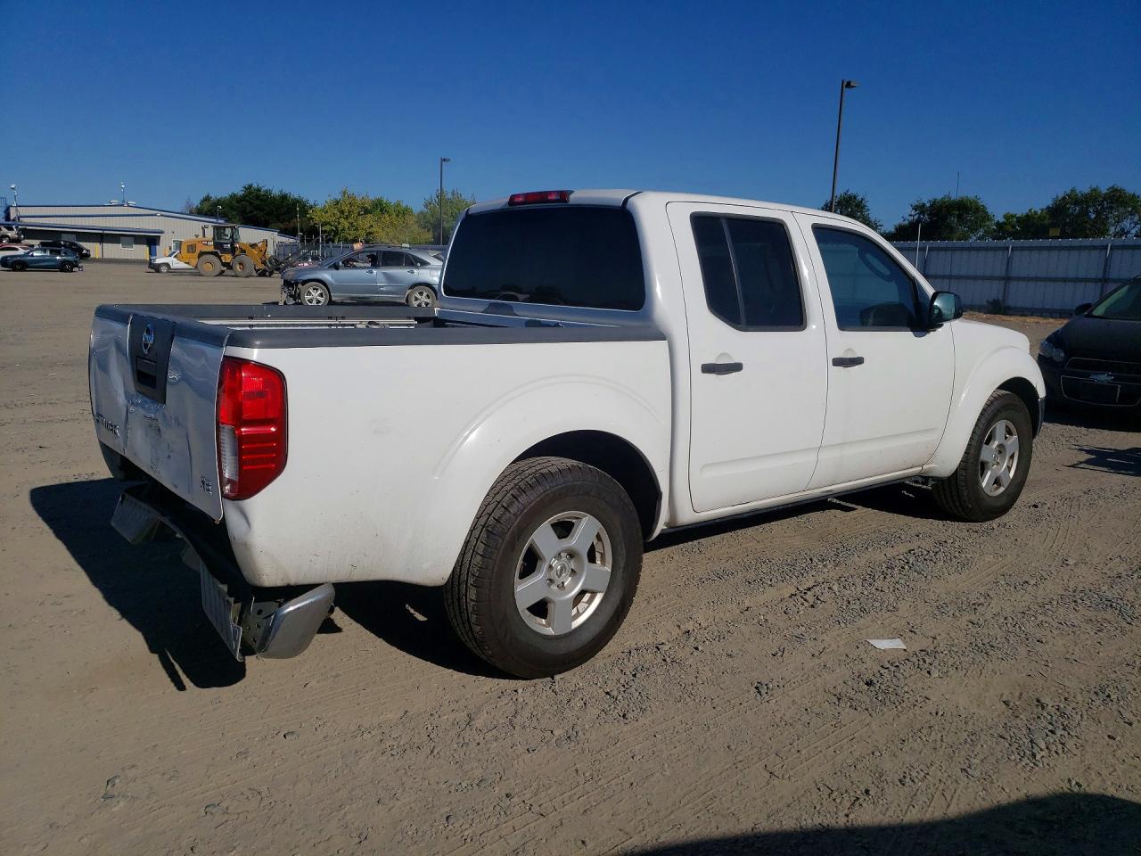 2006 Nissan Frontier Se White vin: 1N6AD07U96C456469