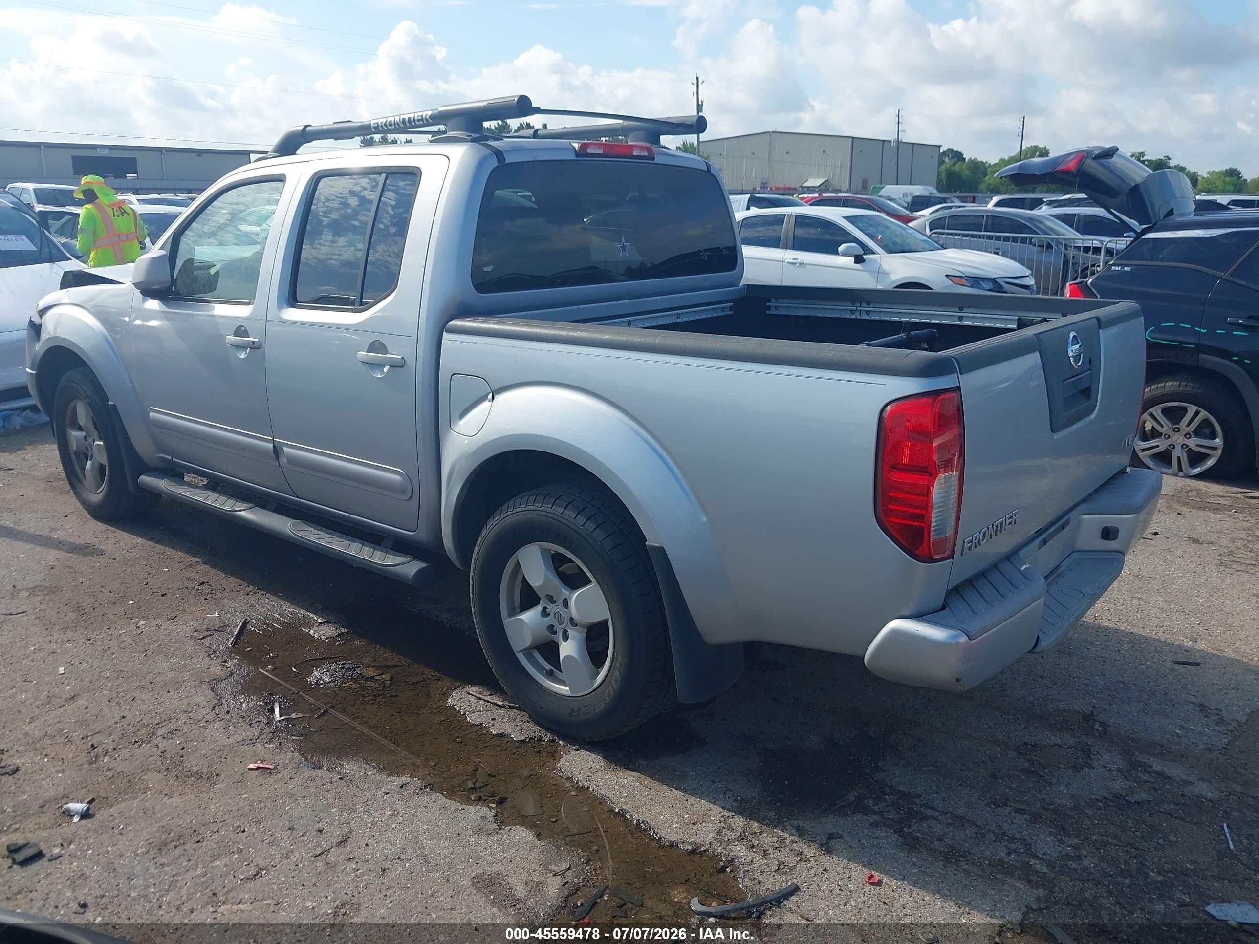 2007 Nissan Frontier Le Silver vin: 1N6AD07U97C421061