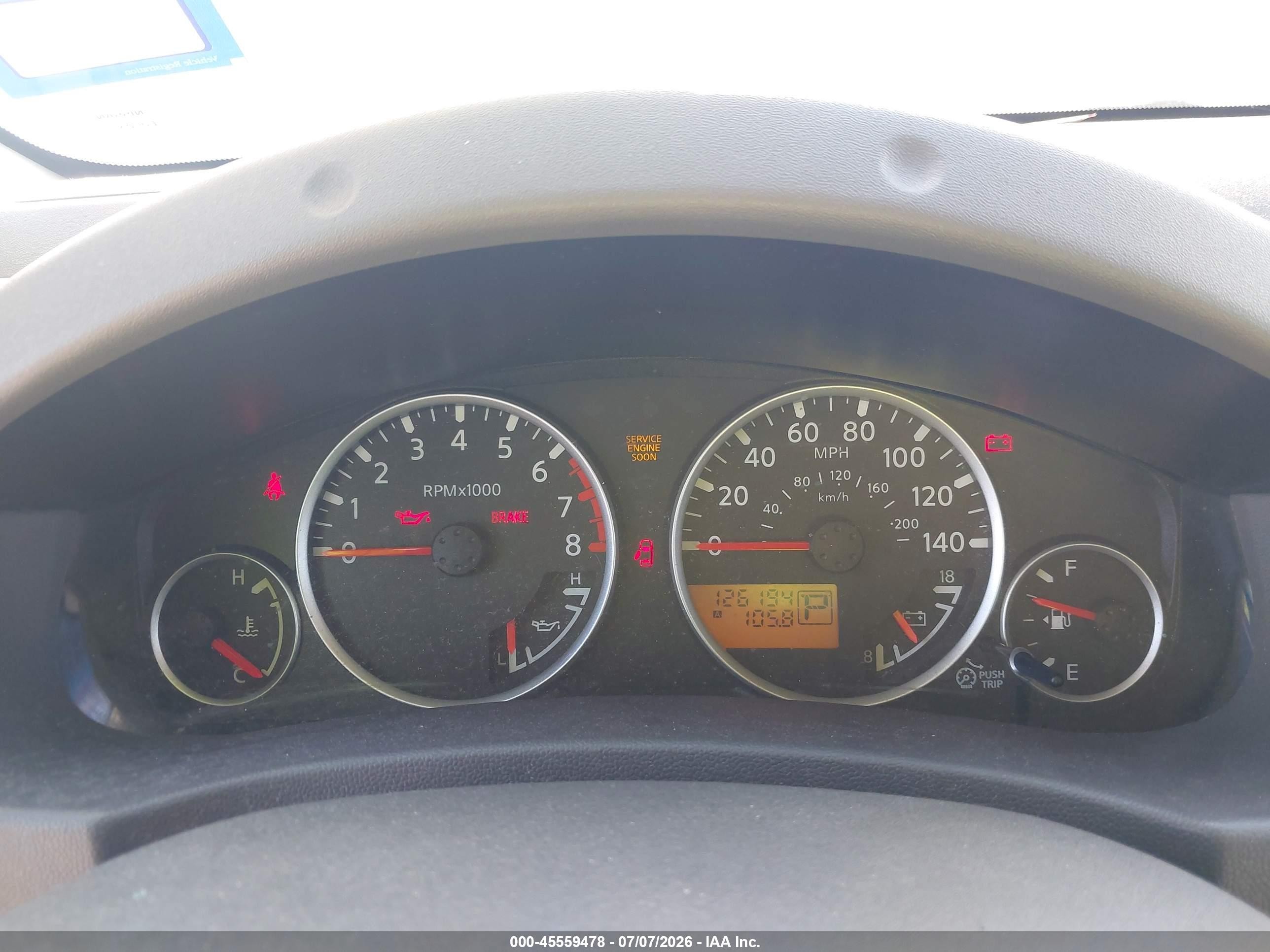 2007 Nissan Frontier Le Silver vin: 1N6AD07U97C421061